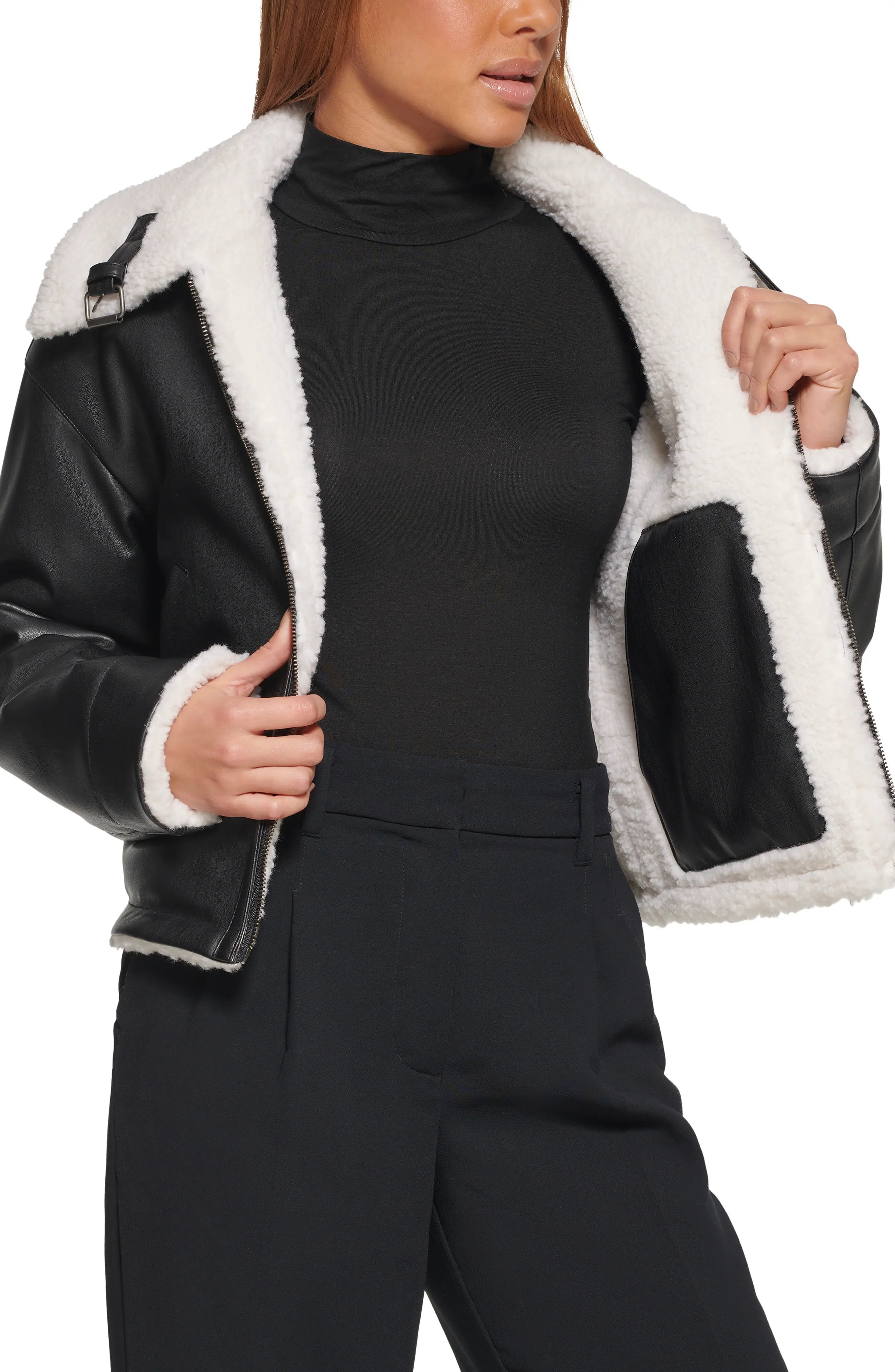 Reversible Faux Shearling Jacket - 3