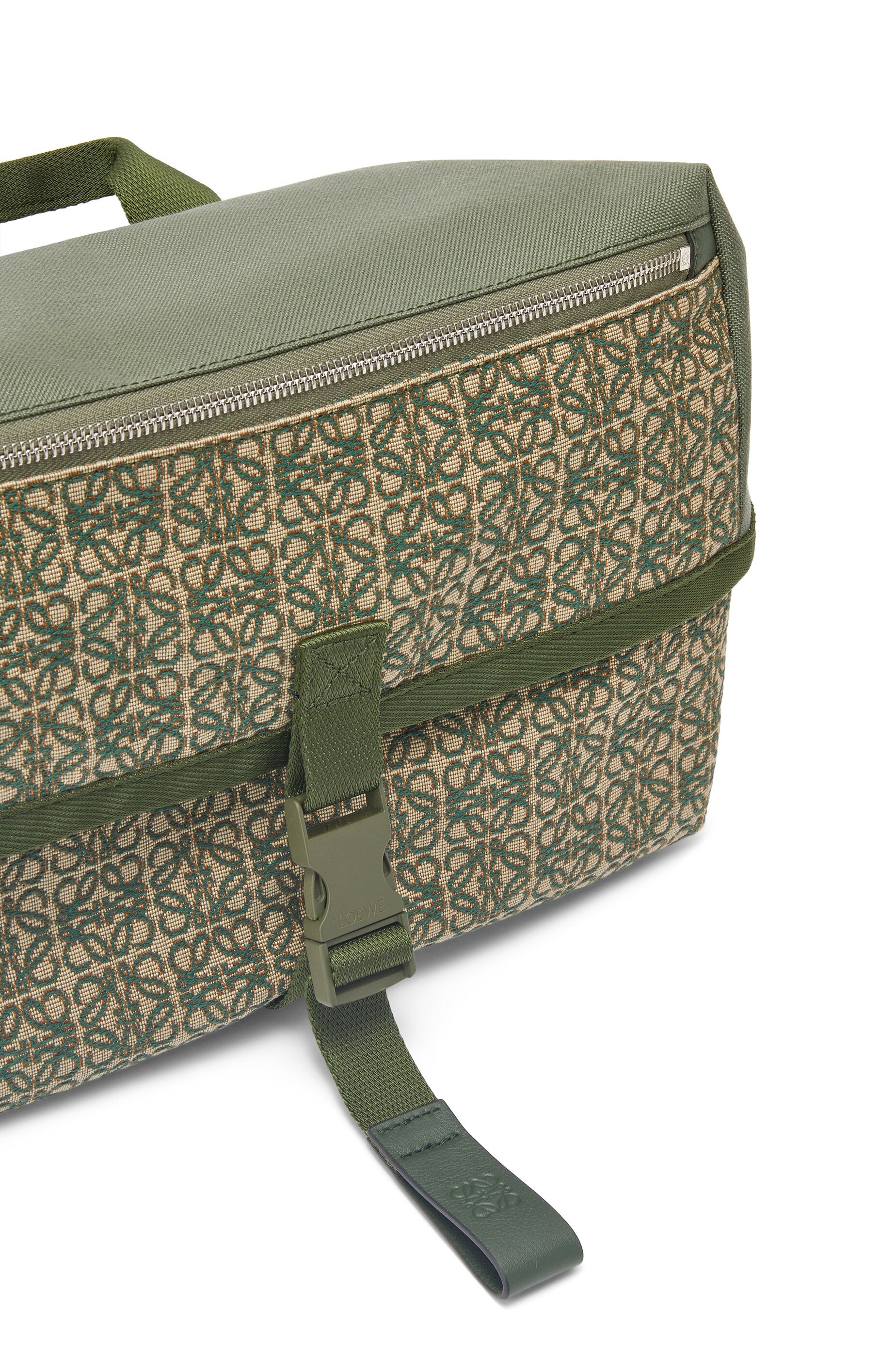 Postman Sling in Anagram jacquard and canvas 5