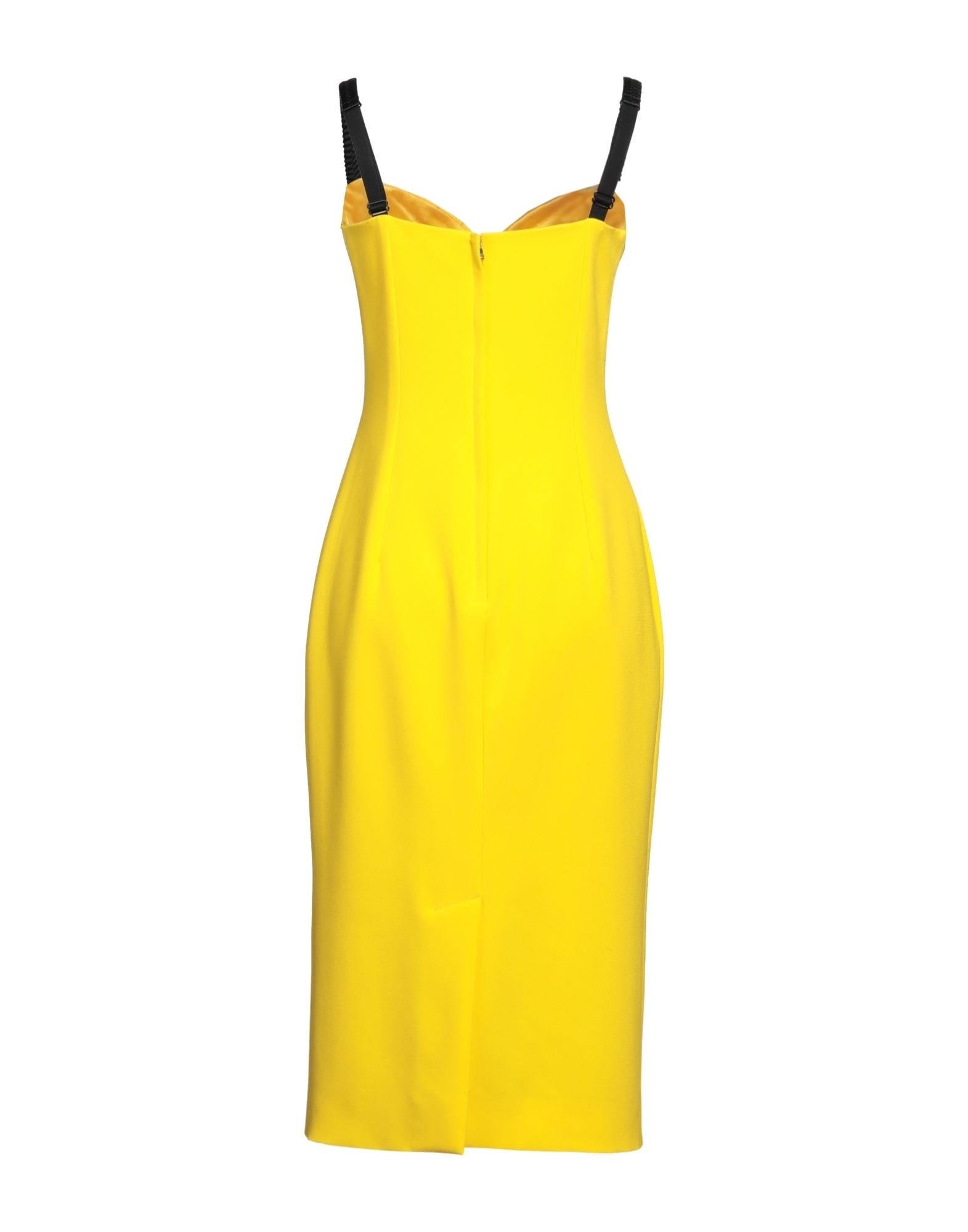 Yellow Women's Midi Dress - 2