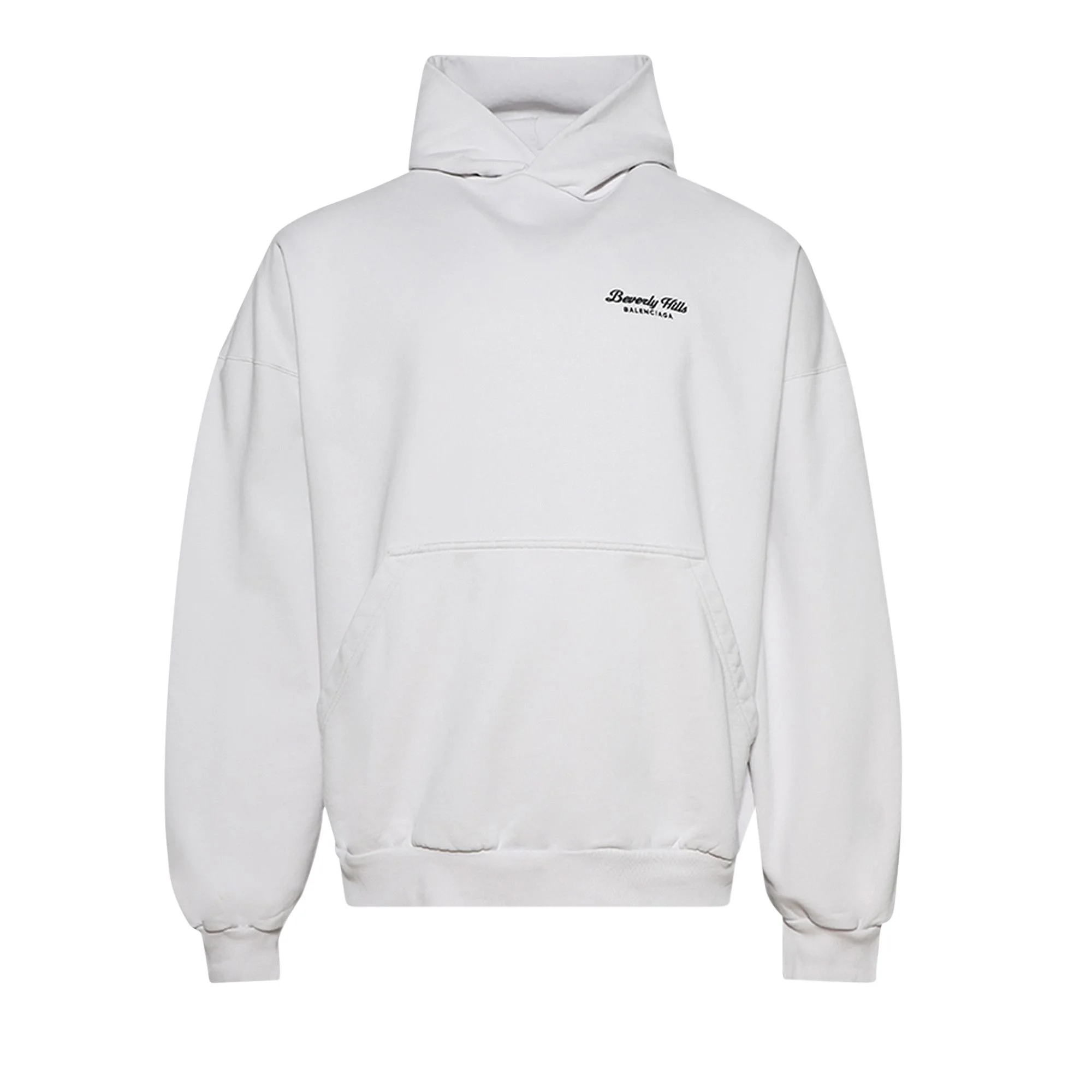 Balenciaga Beverly Hills Oversized Hoodie 'Off White/Black' - 1