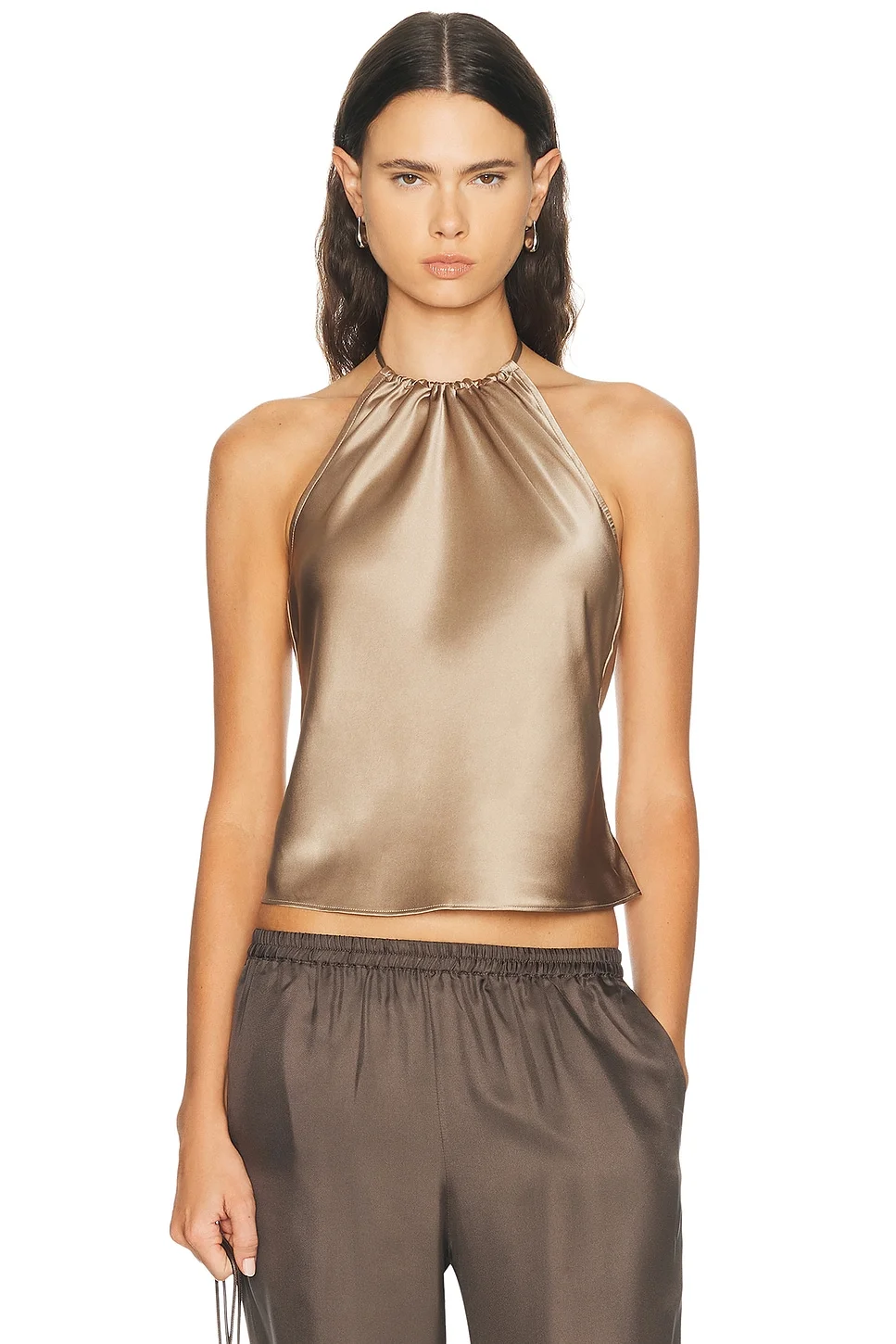 The Silk Halter Top - 1
