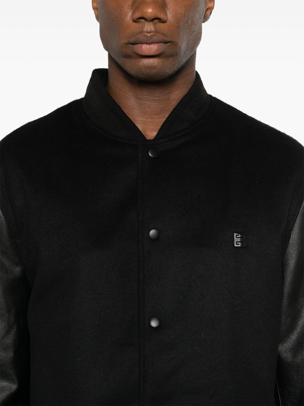 4G logo-plaque bomber jacket - 5