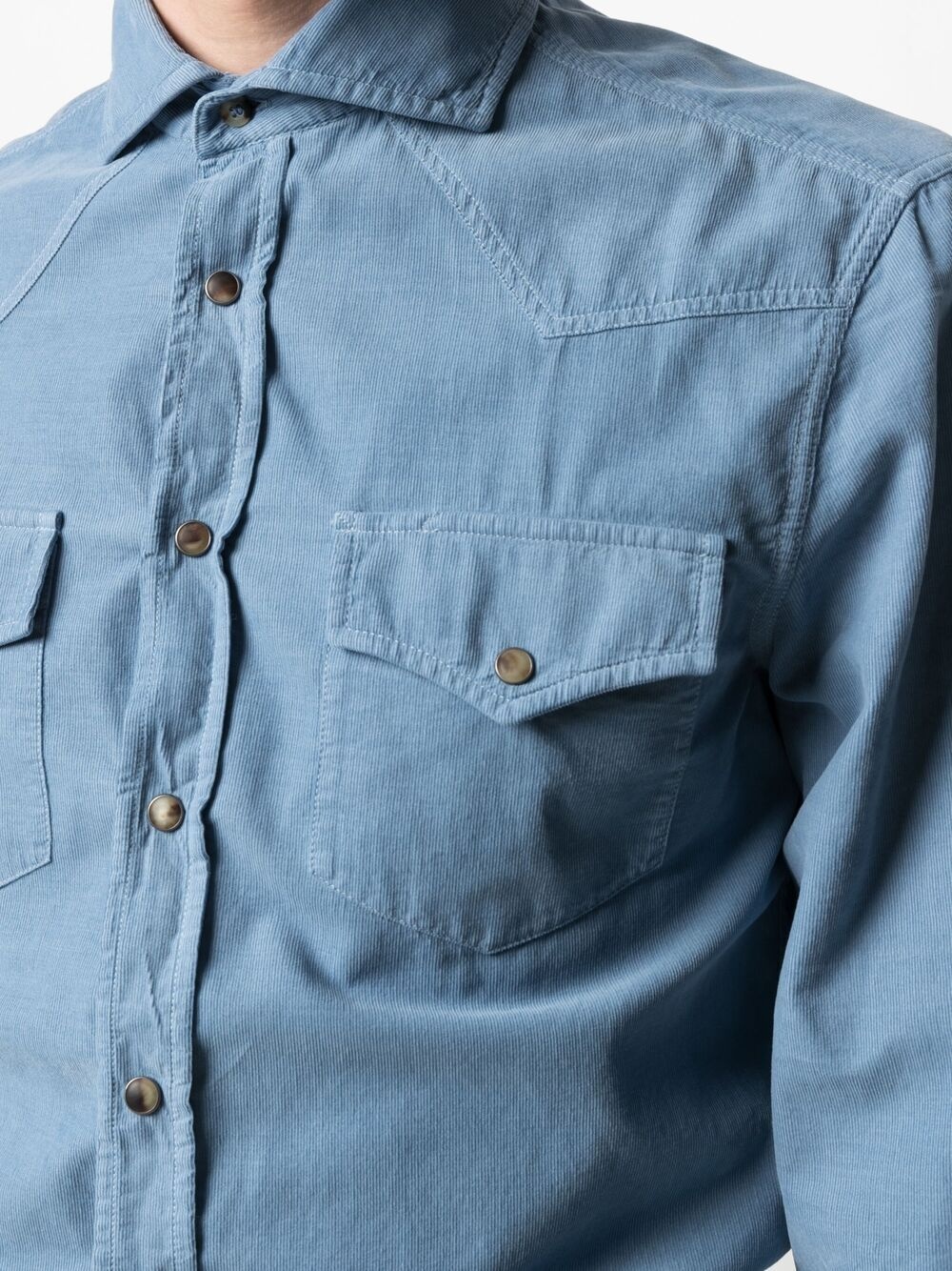 two-pocket corduroy shirt - 5