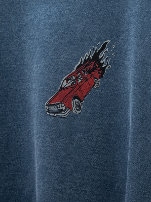 Roy Basement Tracks T-Shirt Blue - 3