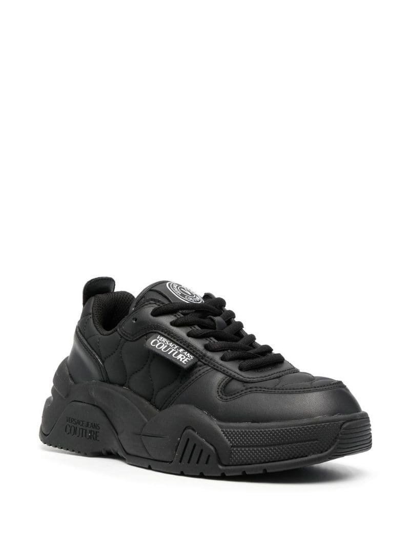 quilted chunky sneakers - 2
