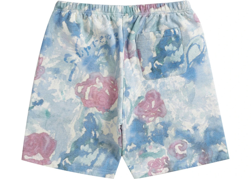 Supreme Supreme Small Box Sweatshort Watercolor Floral outlook