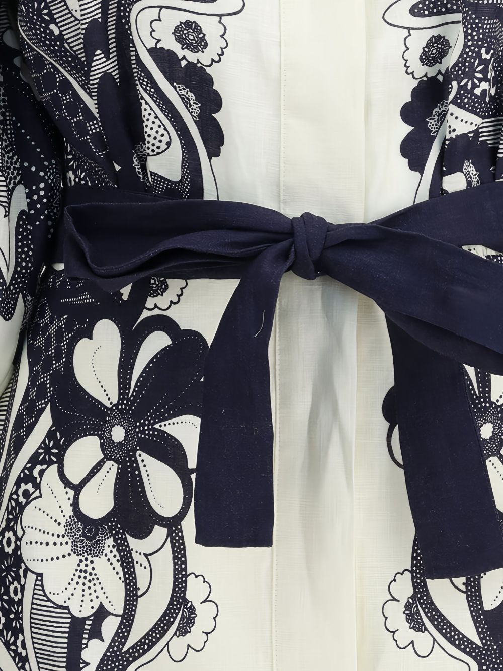floral-print puff-sleeve mini dress - 4