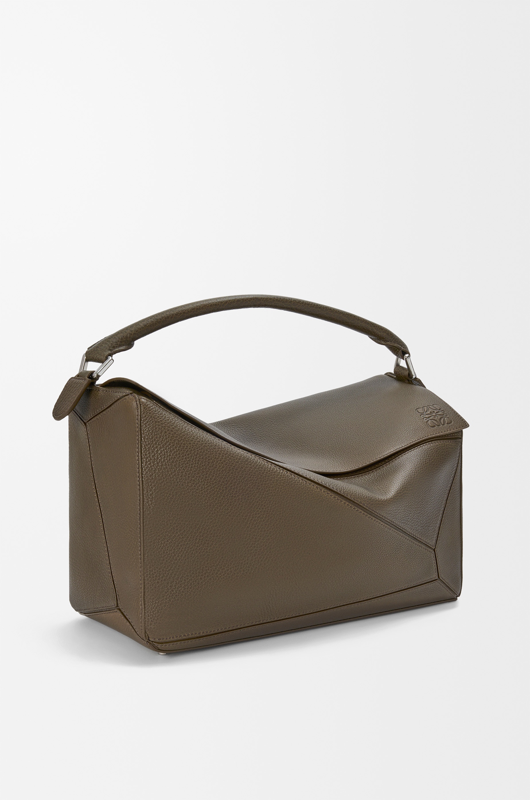 Large Puzzle bag in supple grained calfskin - 2