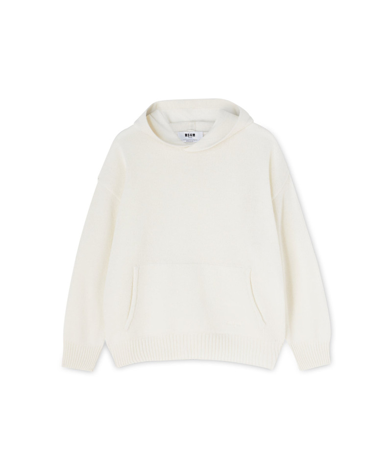 "Cable color-block Cashmere blend" crewneck sweater 1