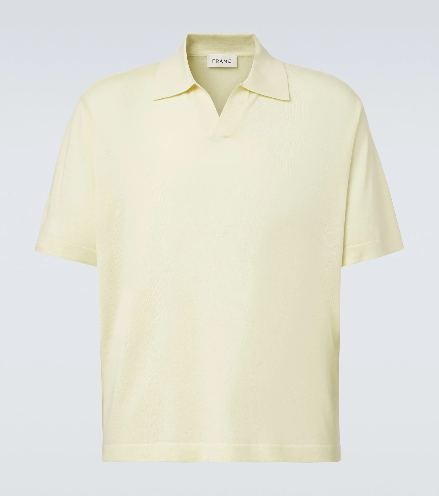 Wool and cashmere polo shirt - 1