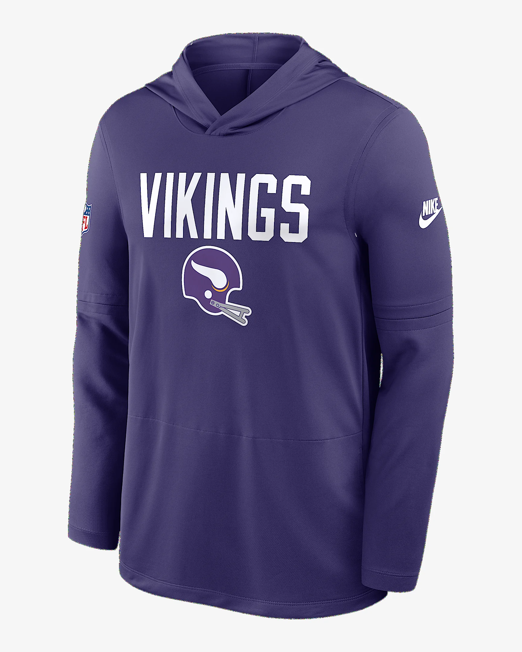 Minnesota Vikings Pass Accuracy Men's Nike Dri-FIT NFL Long-Sleeve Hooded Top - 1