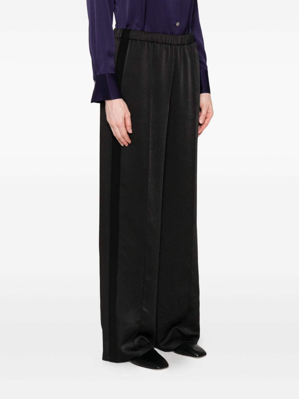 side-stripe trousers - 3