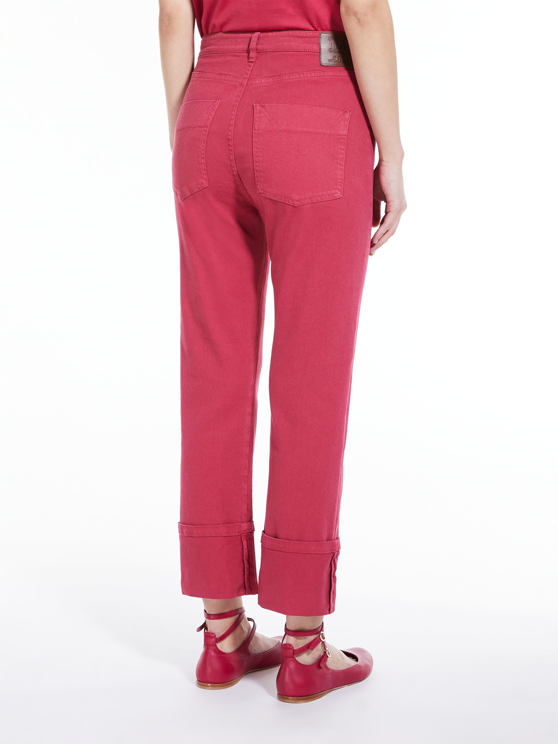 DECANO Cropped jeans in stretch bull - 4