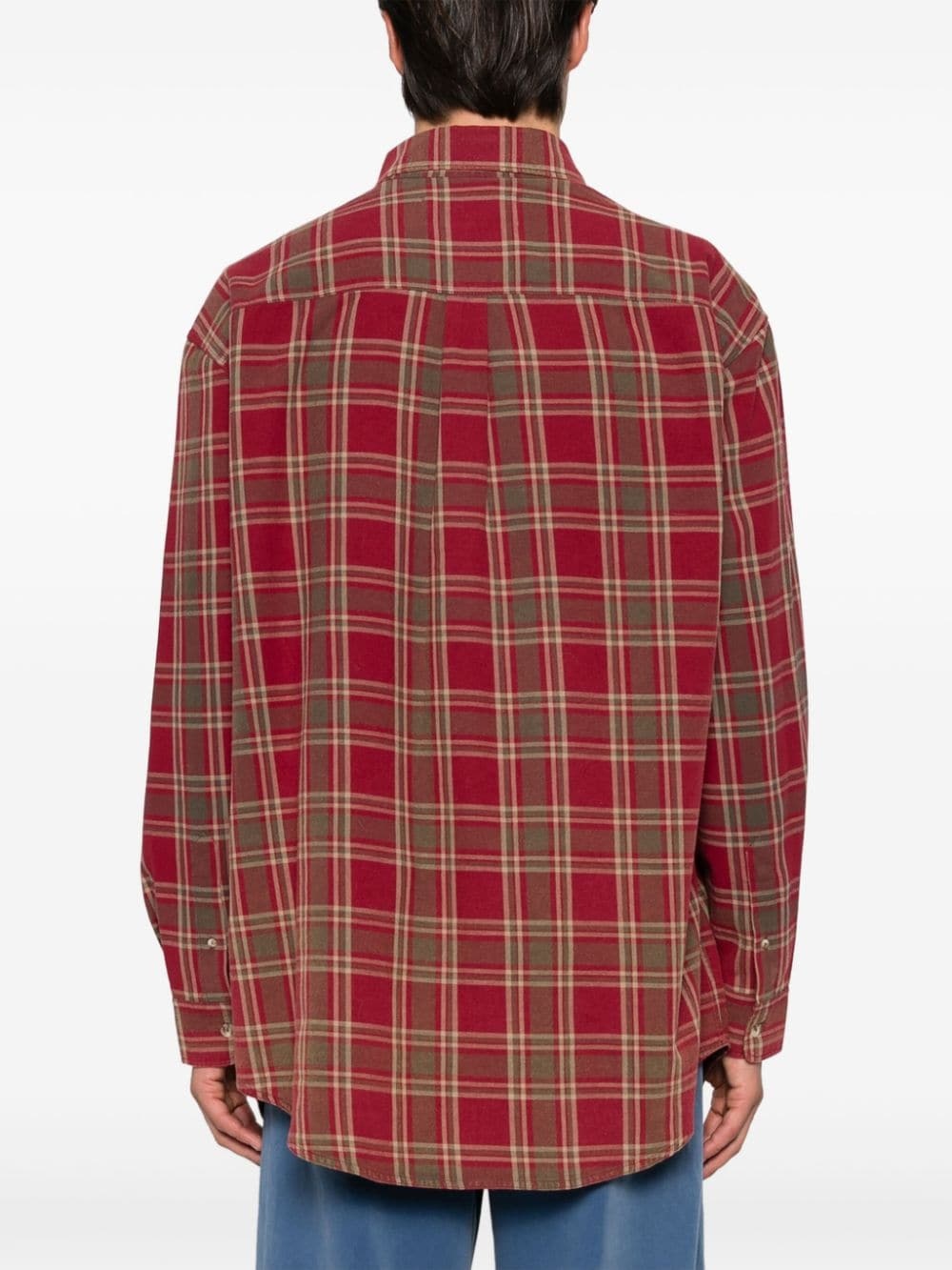 plaid-check shirt - 4
