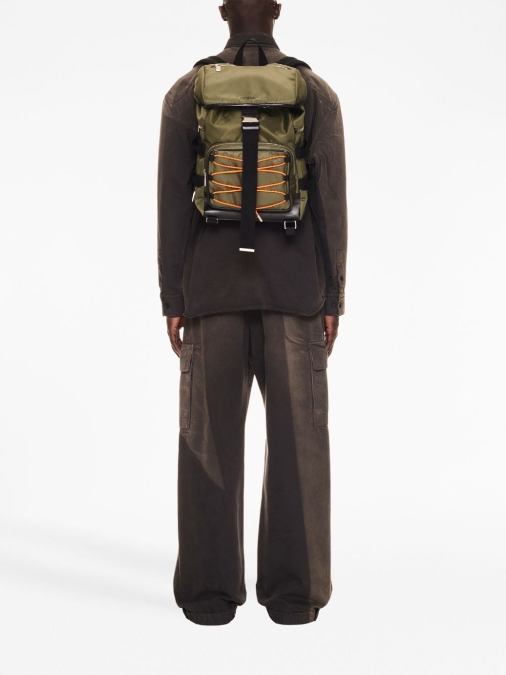 Courrie Flap drawstring backpack - 2