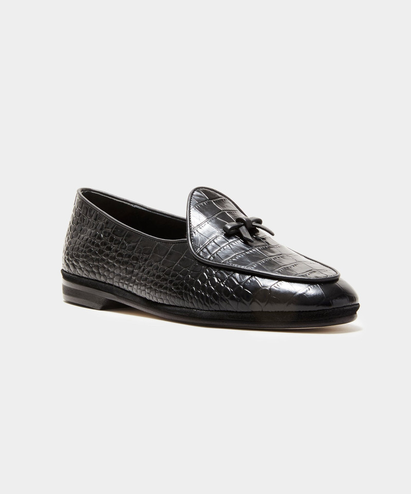 RUBINACCI Todd Snyder x Rubinacci Croc Marphy Loafer outlook