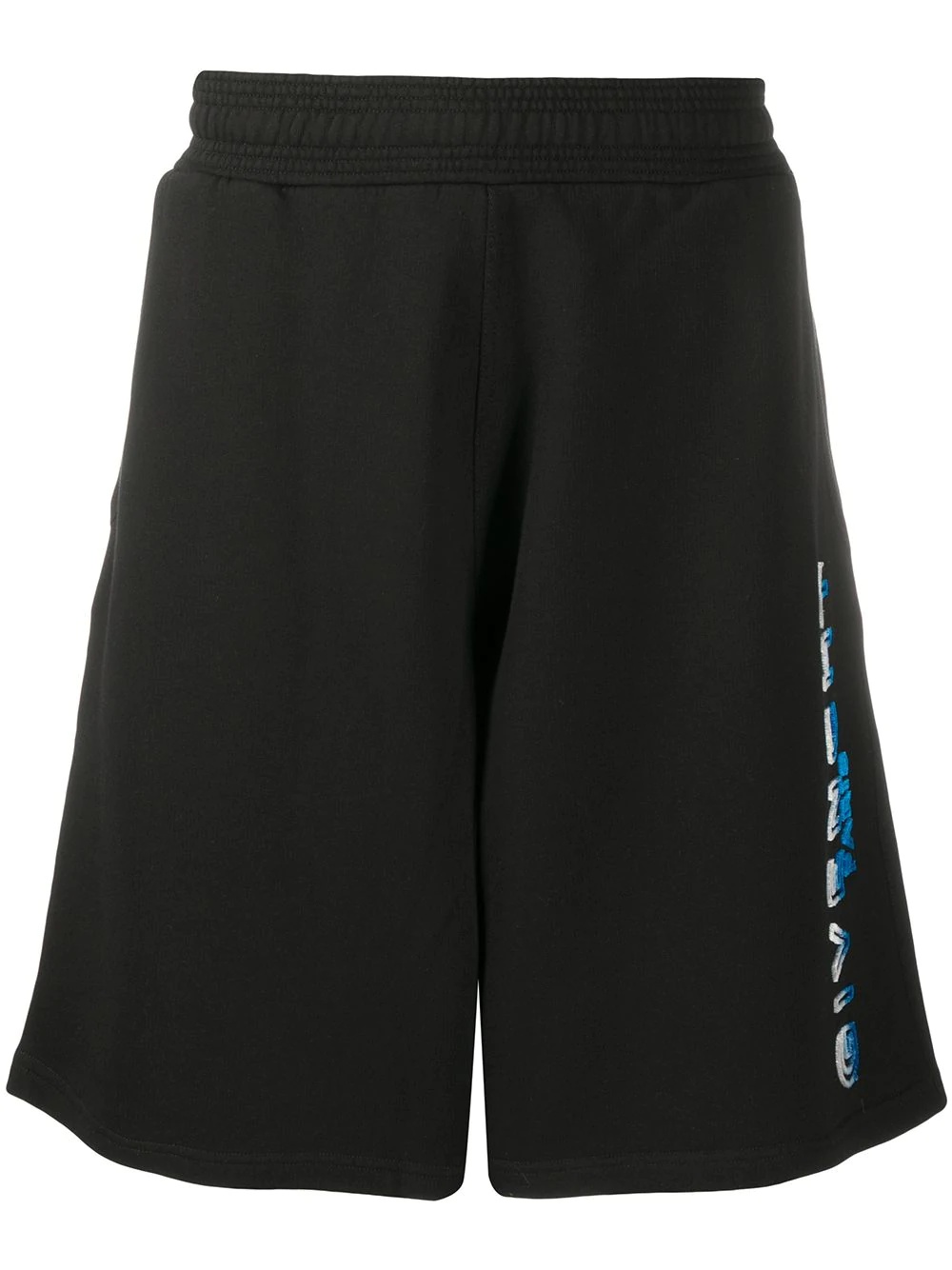 logo printed track shorts - 1