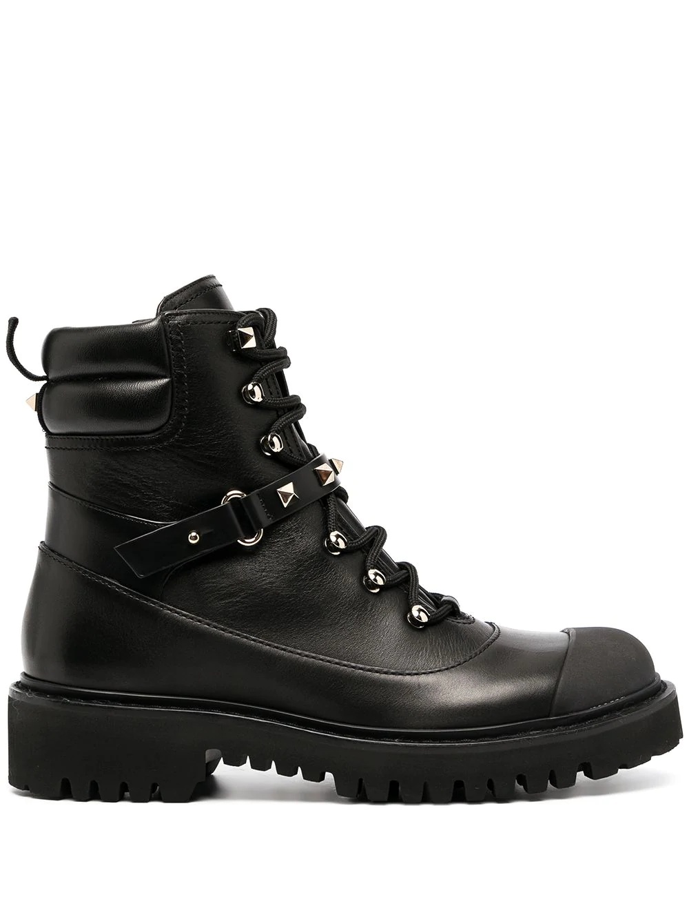 Rockstud combat boots - 1