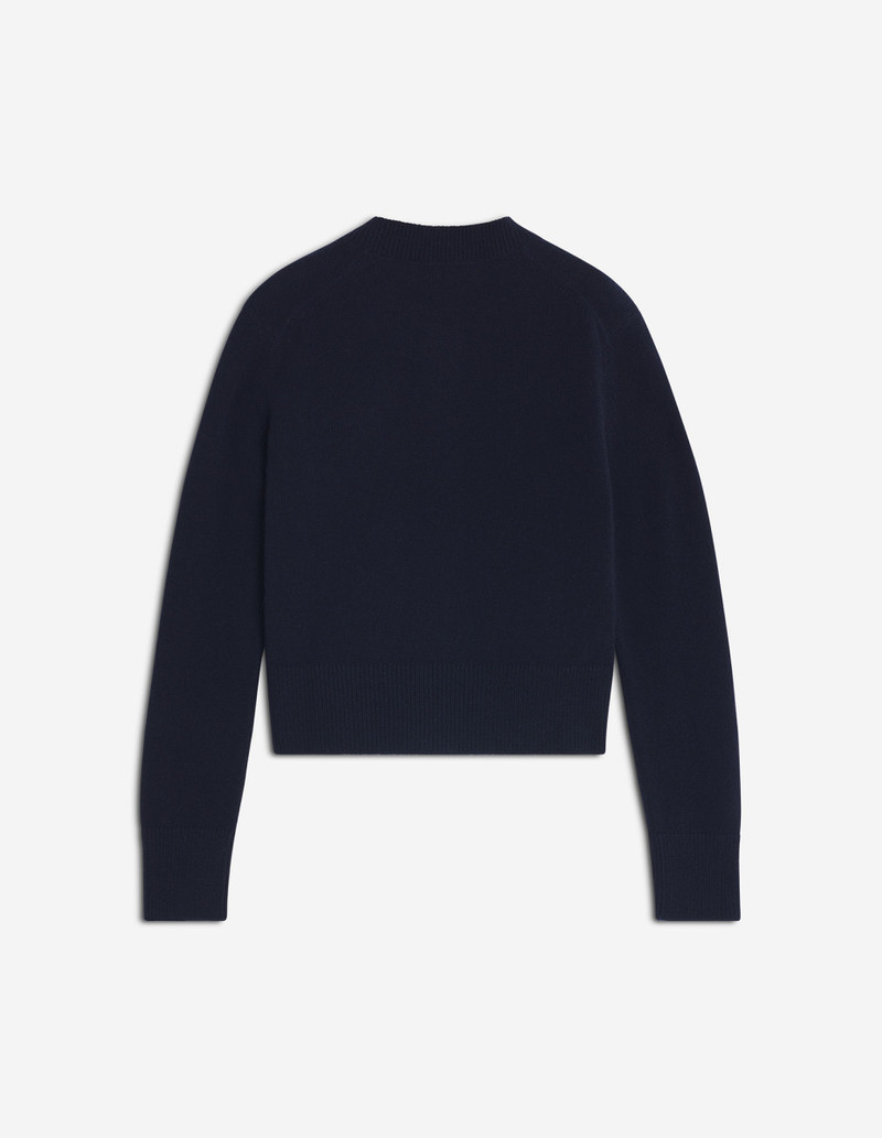 Maison Kitsuné BABY FOX LAMBSWOOL FITTED CARDIGAN outlook