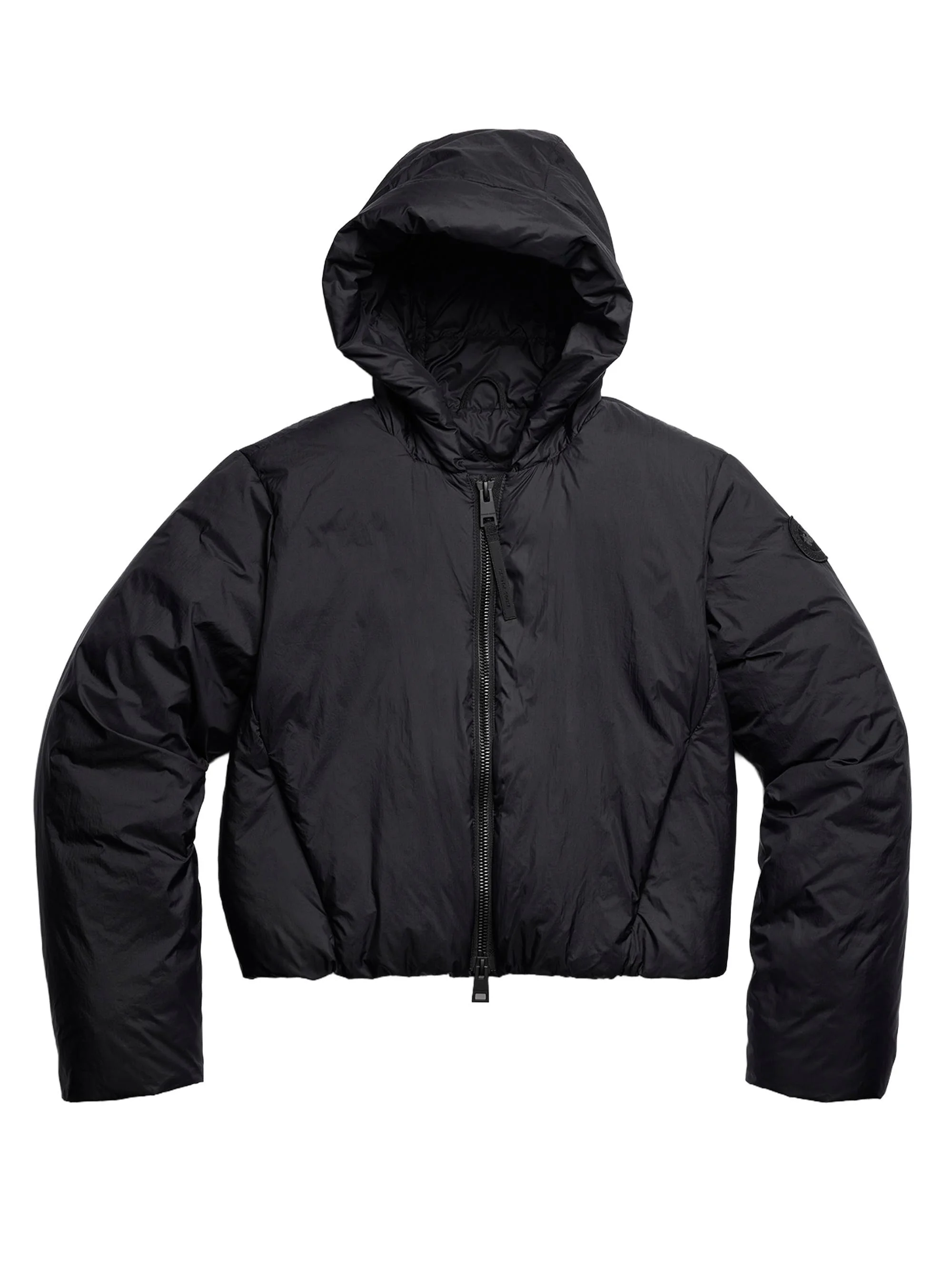 Women's Elba Hooded Puffer Jacket - Black Noir - 1