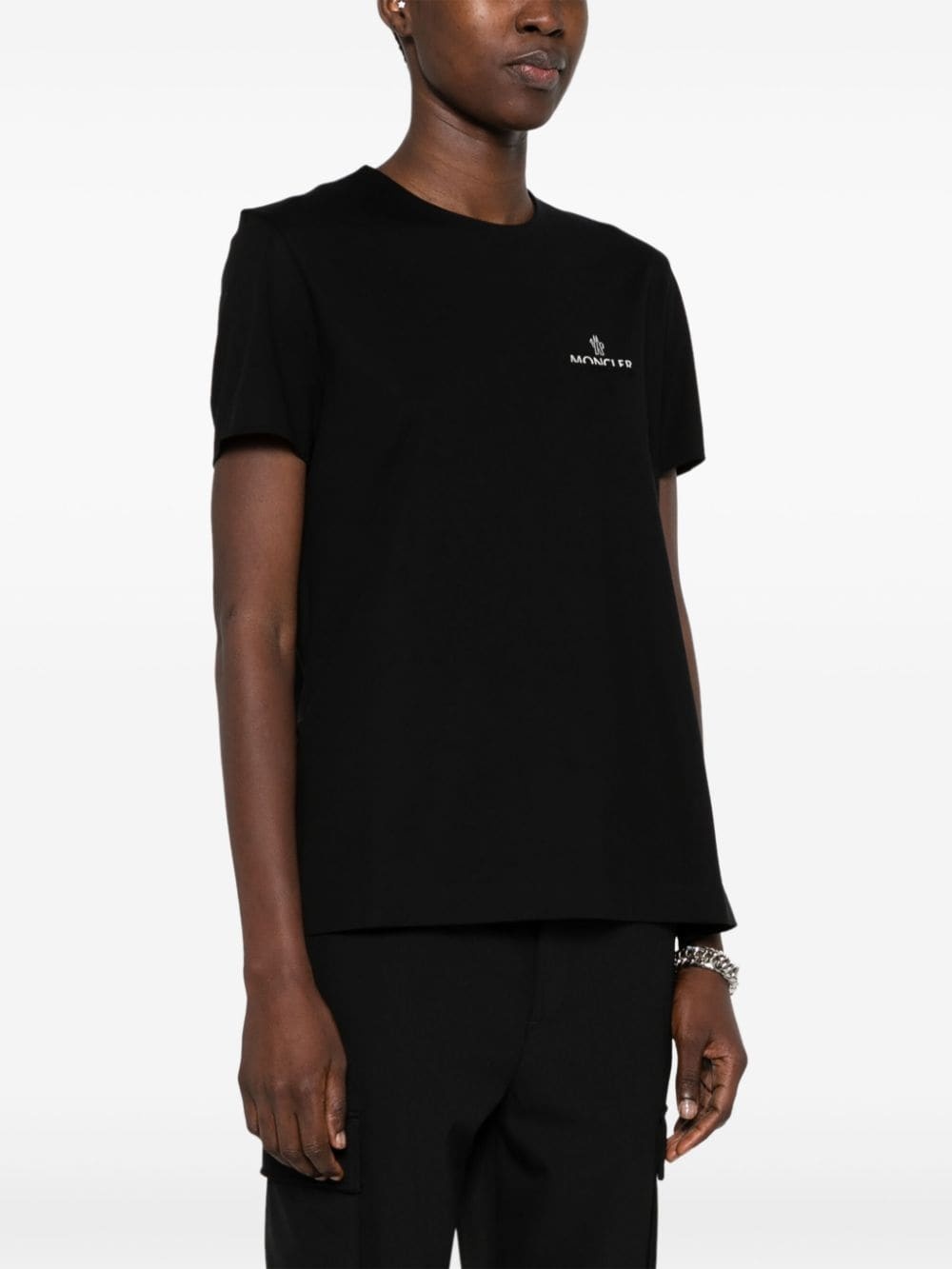 logo-print cotton T-shirt - 3