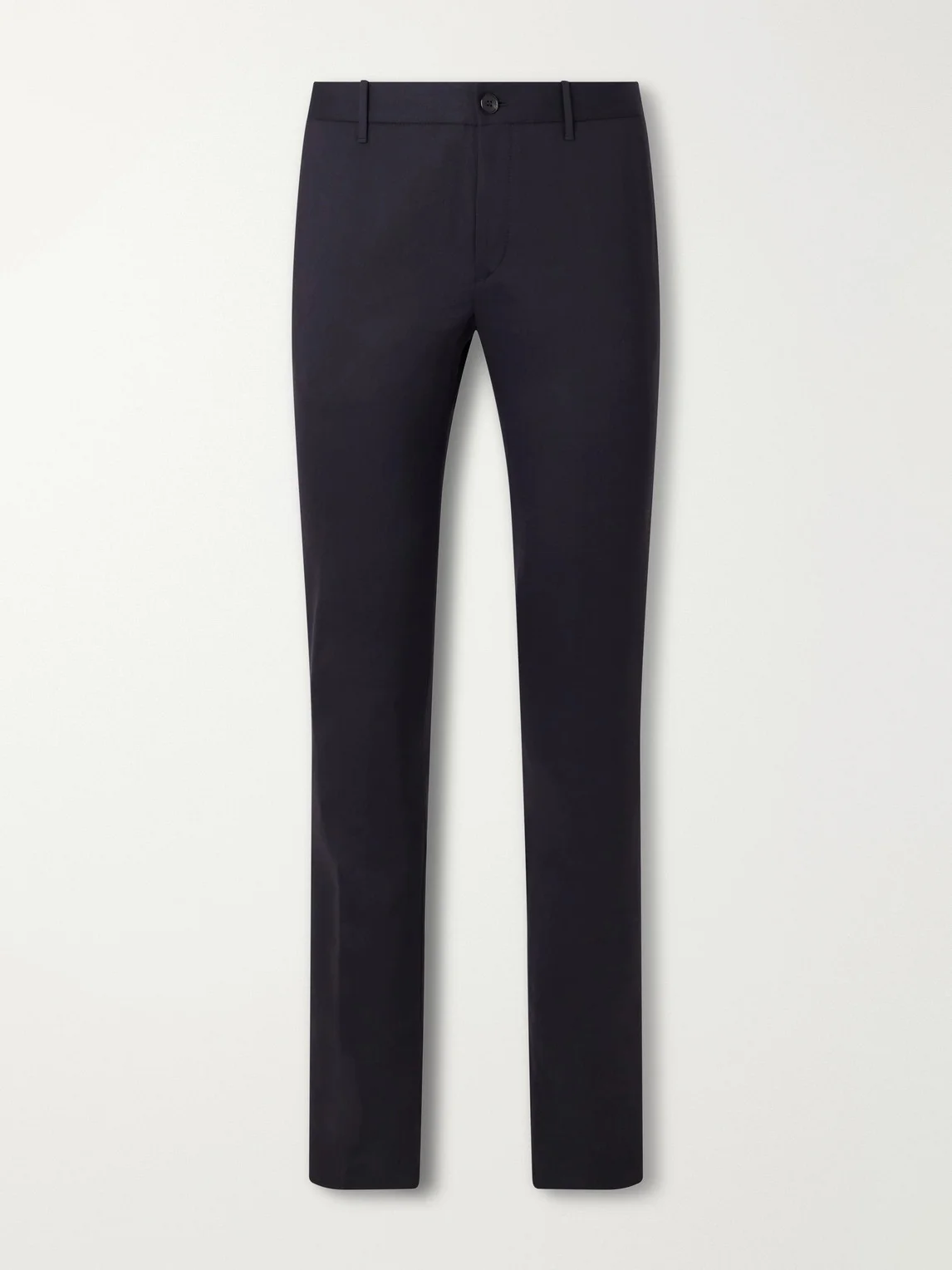 Straight-Leg Wool-Blend Tekno Flannel Trousers - 1