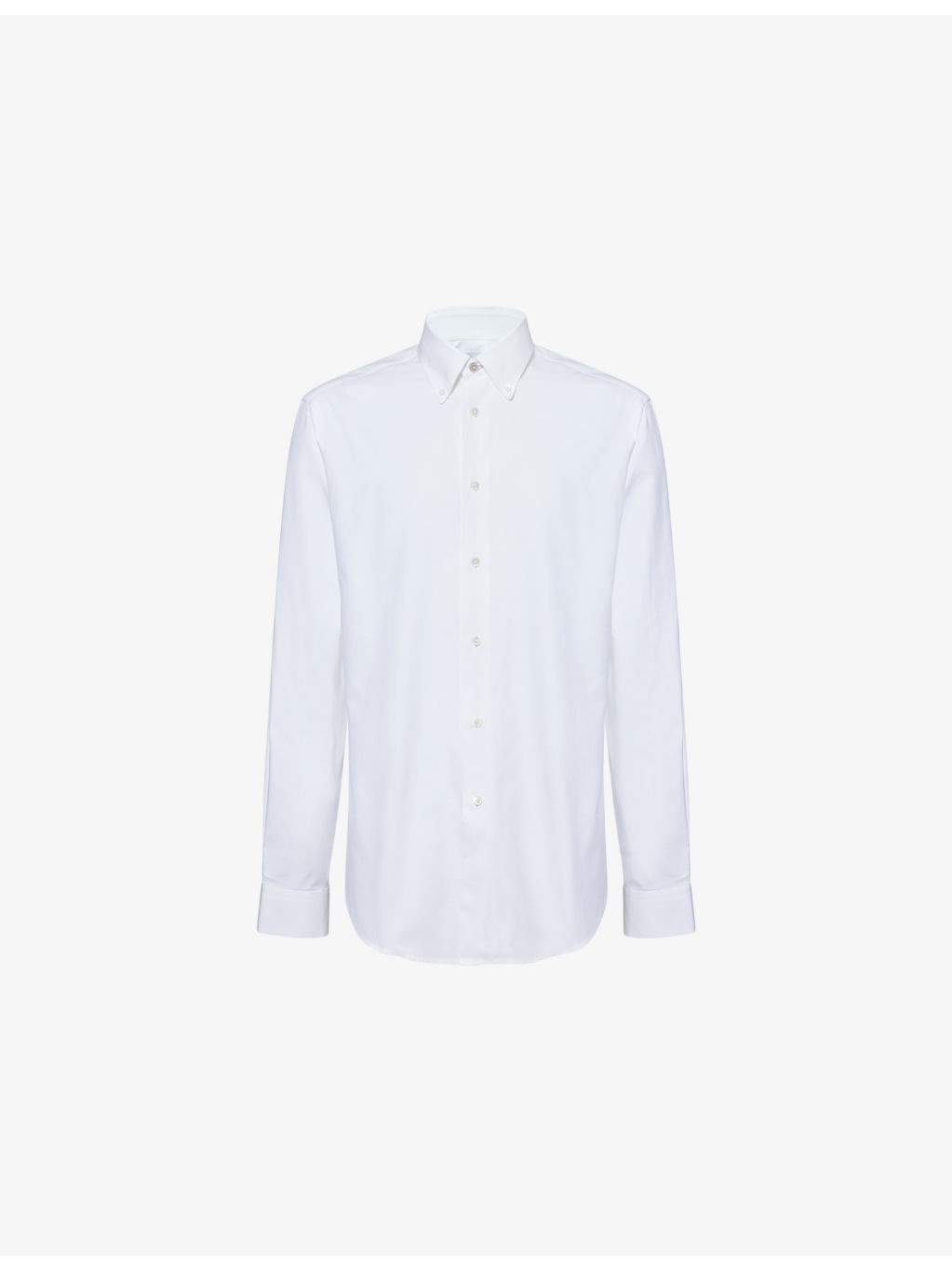 Casual-Fit Long-Sleeves Cotton Shirt - 1