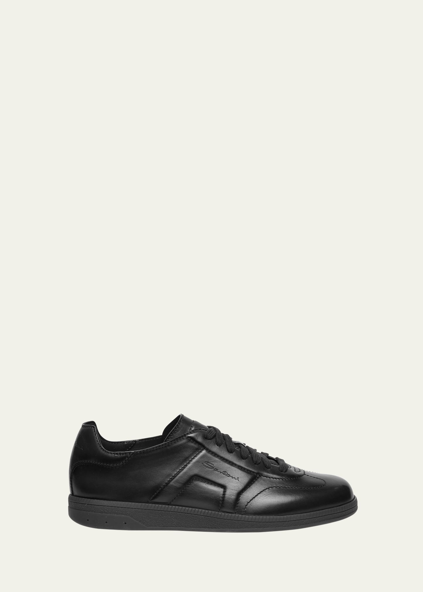 Men's Soft Burnished Calfskin Slip-On Sneakers - 1