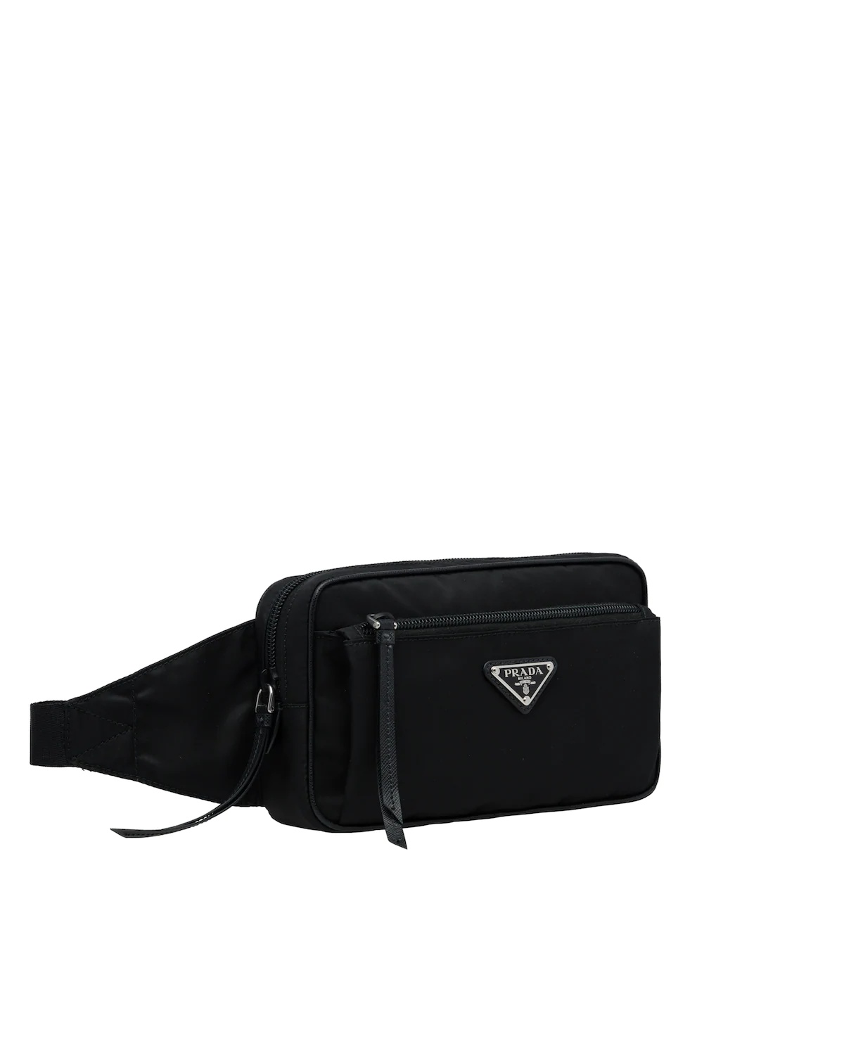 Nylon and leather belt bag - 3