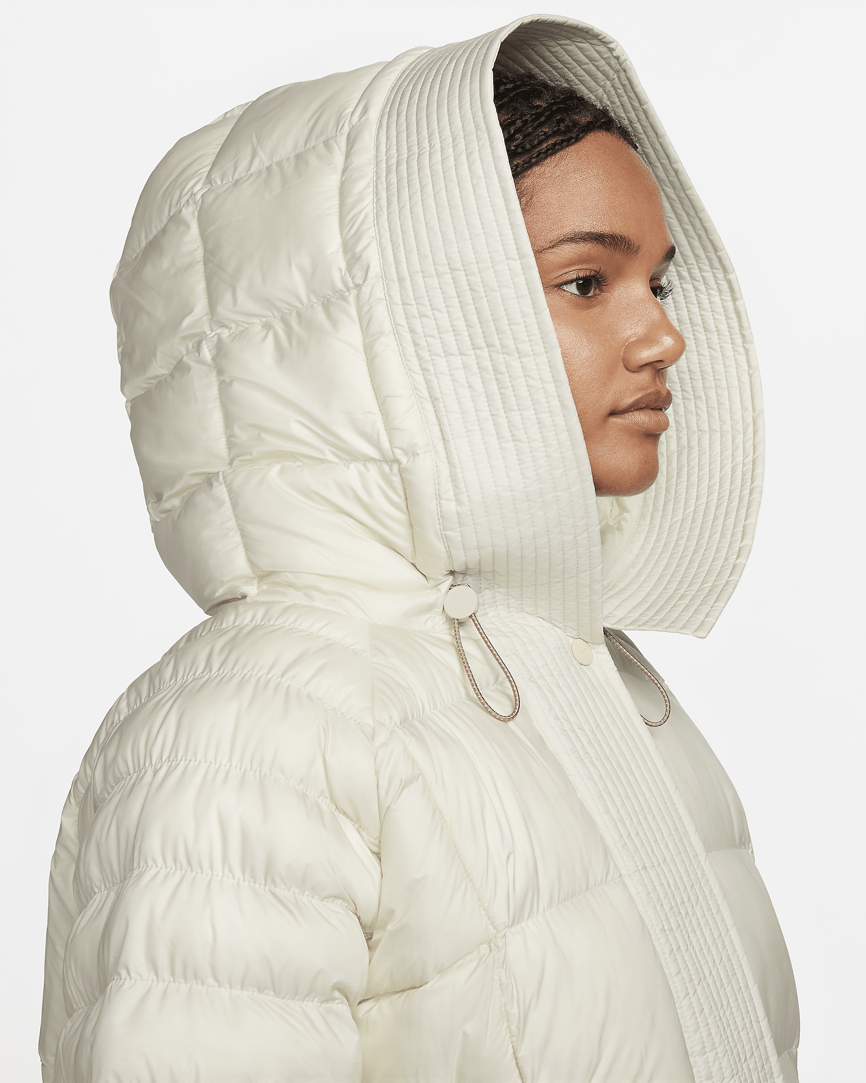 Nike Sportswear Swoosh Puffer PrimaLoft® Women's Therma-FIT Oversized Hooded Jacket - 9