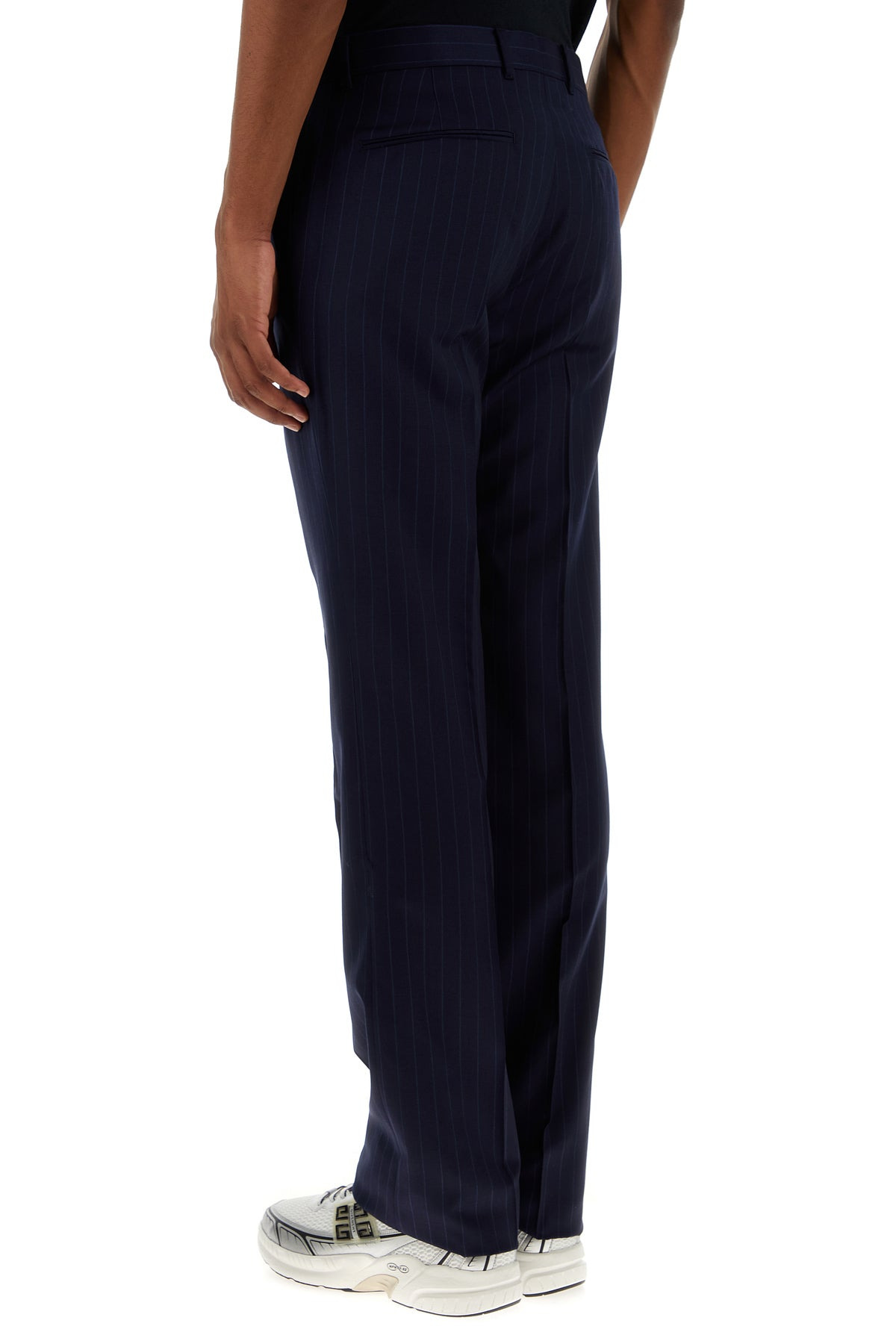 Embroidered wool pant - 4