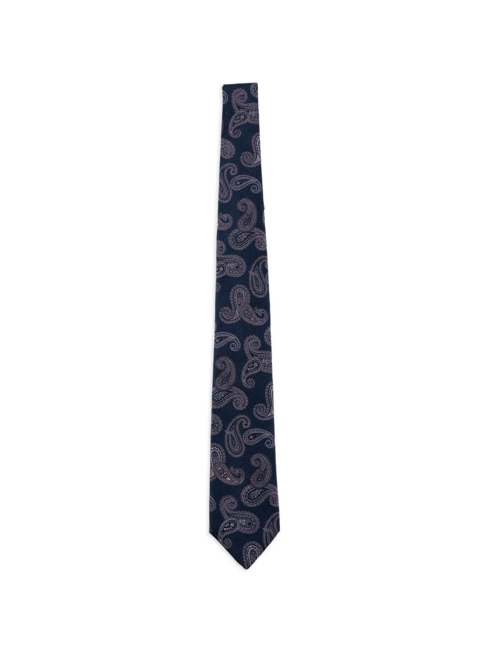 paisley-pattern silk tie - 1