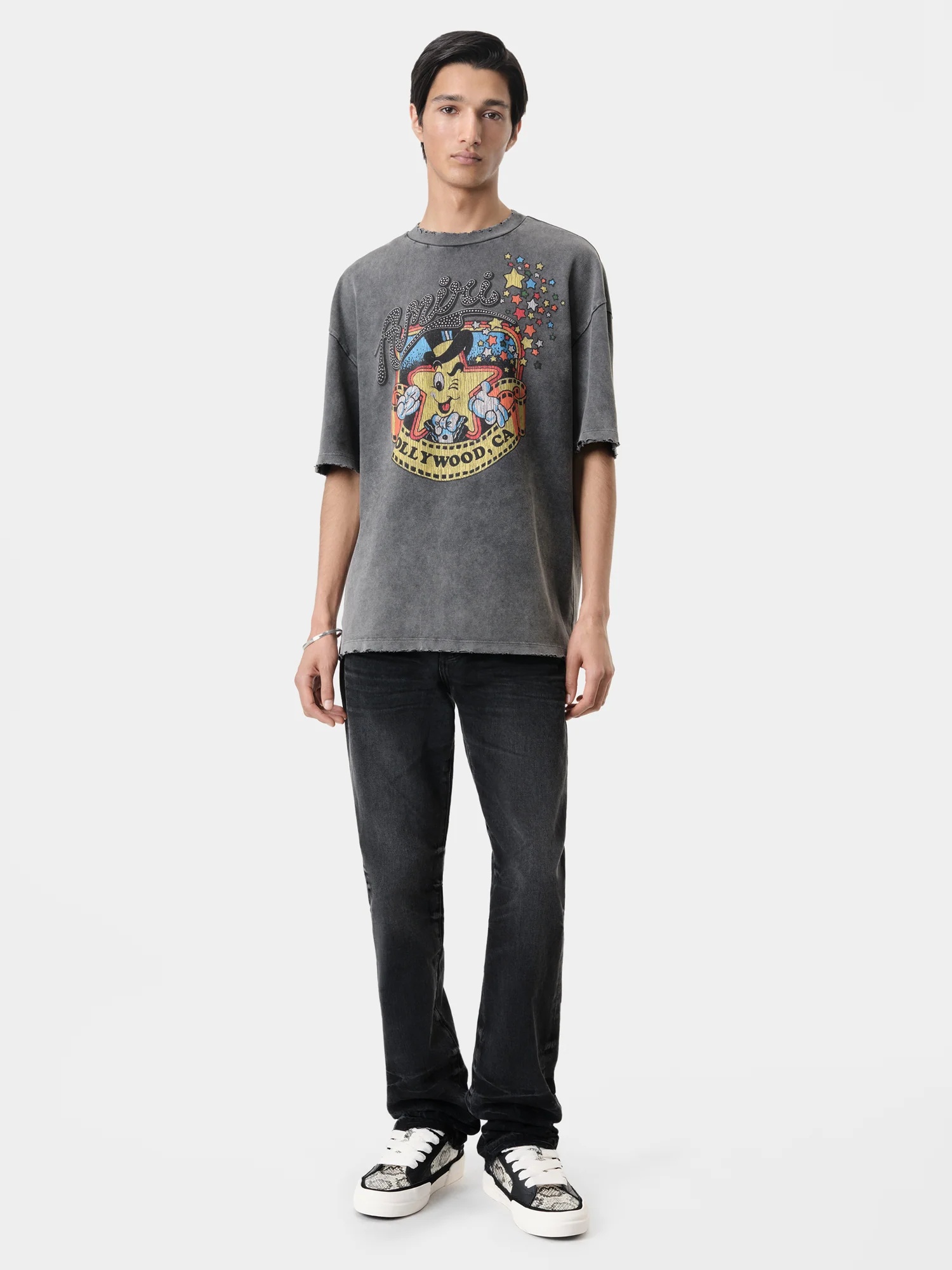 AMIRI MR. HOLLYWOOD OVERSIZED TEE | REVERSIBLE