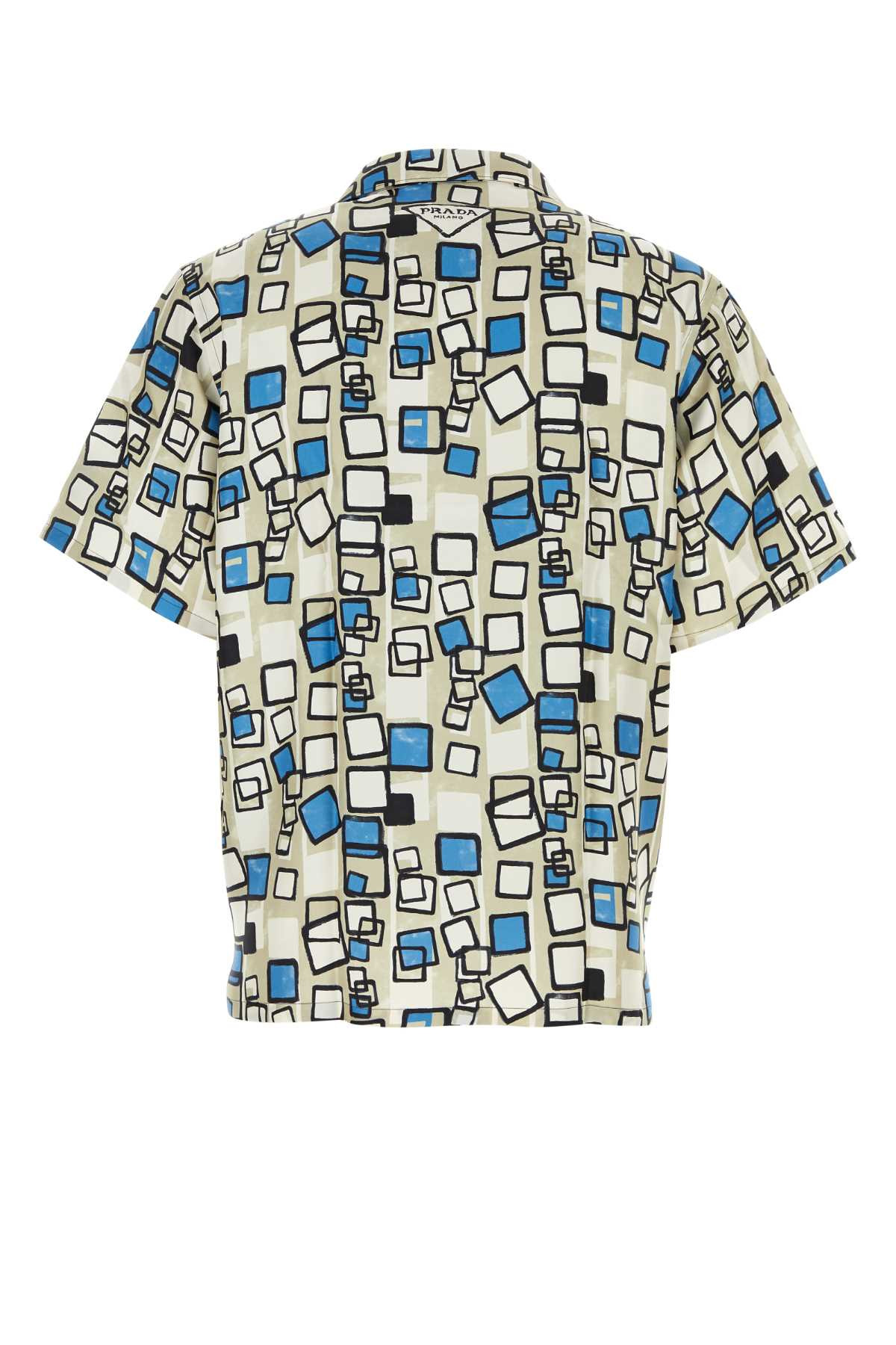 Prada Men White Poplin Shirt - 2