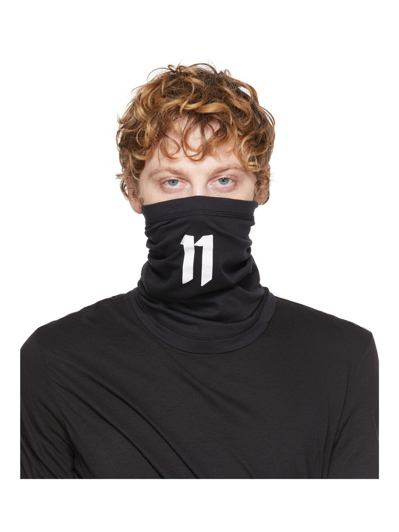 Black & White Logo Face Mask 1