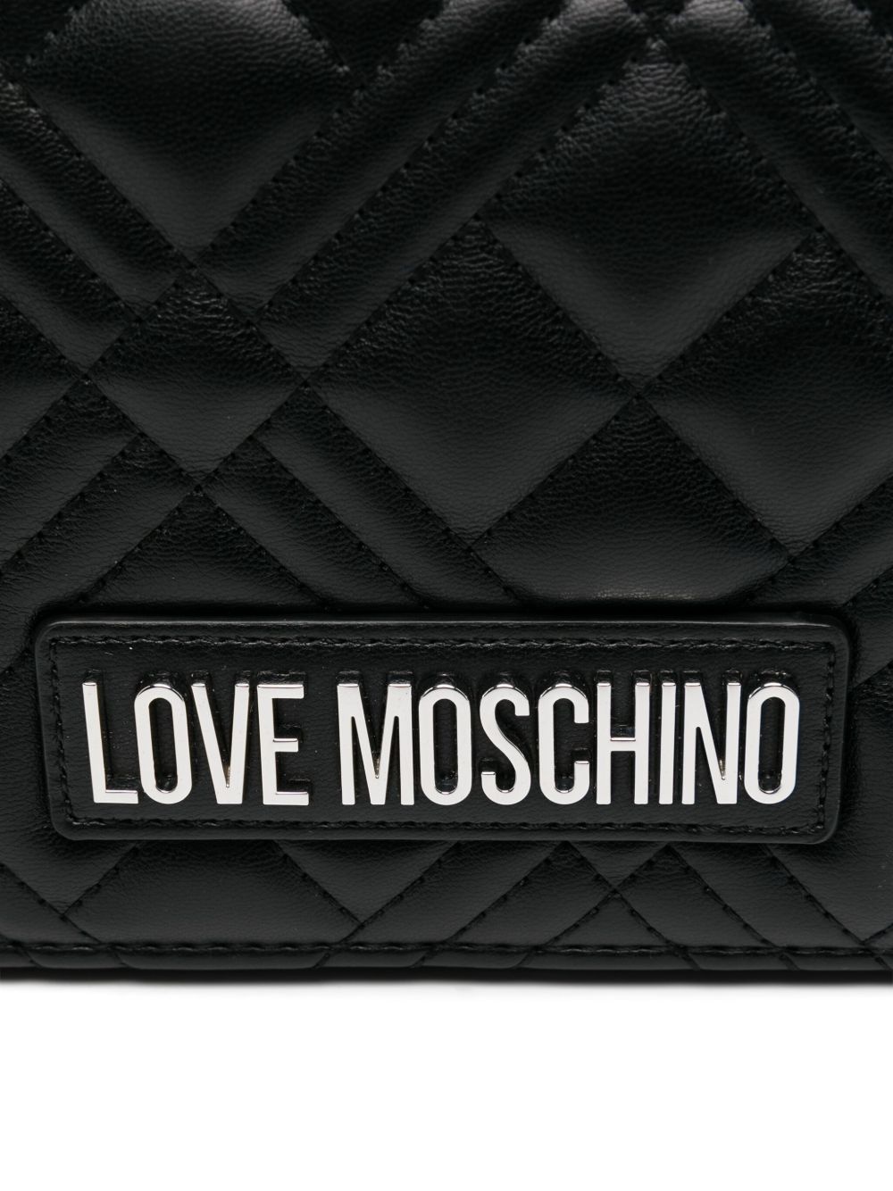 quilted faux-leather cross body bag - 4