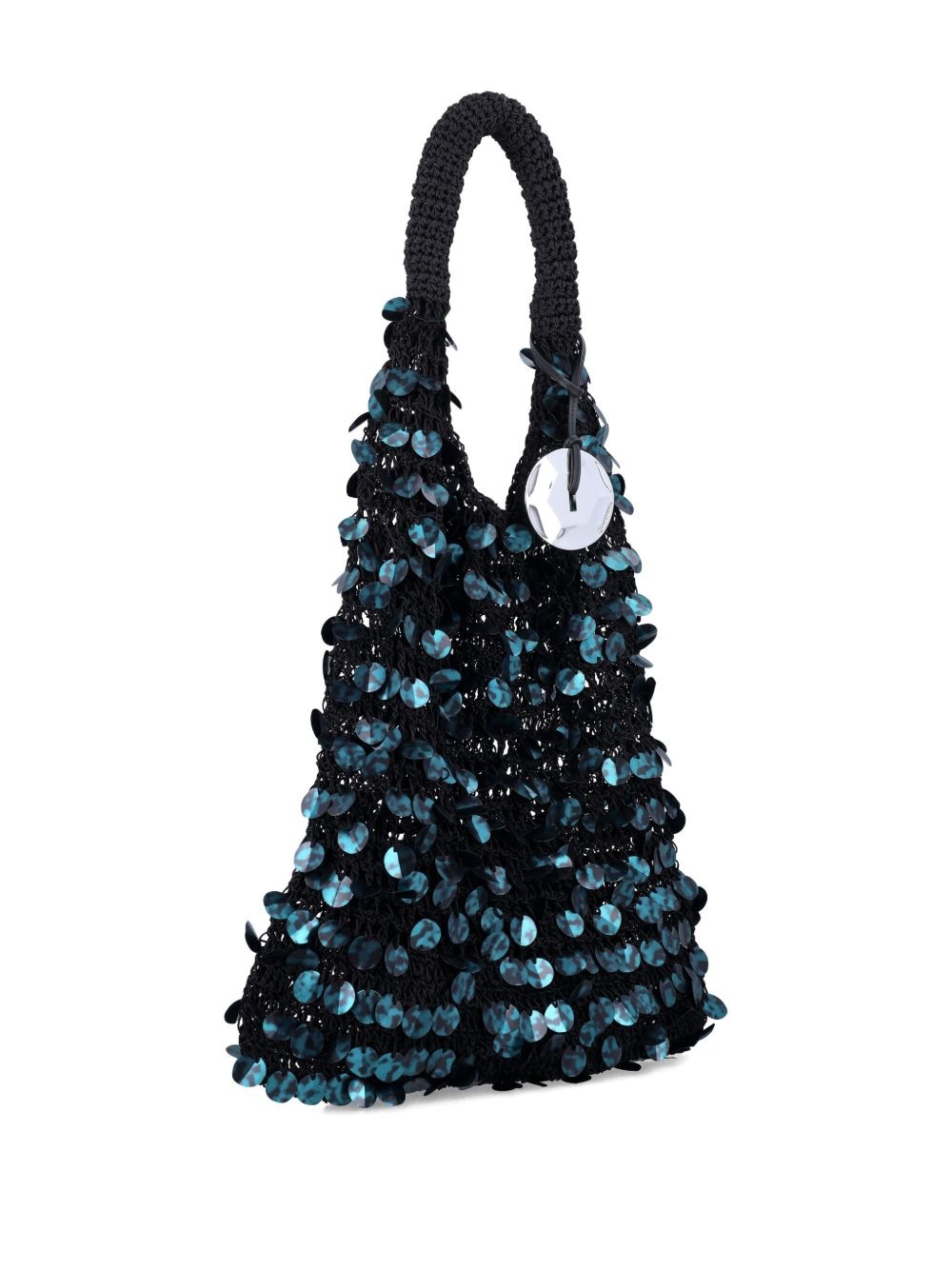 sequin-embellished tote bag - 3