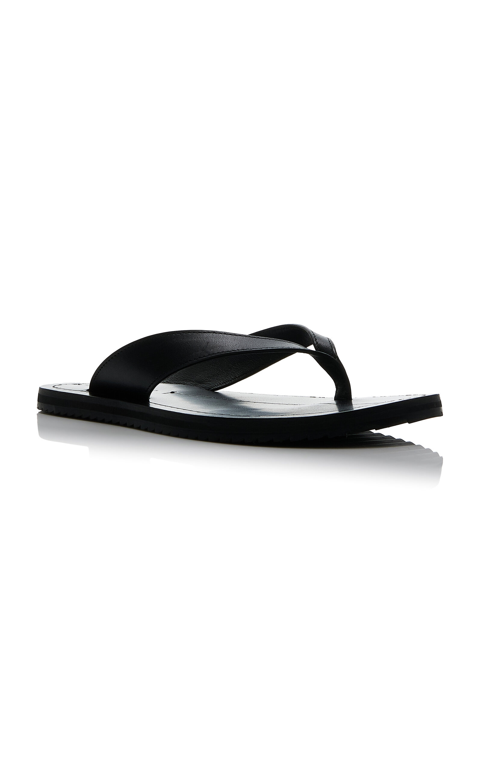 Flora Leather Sandals black - 4