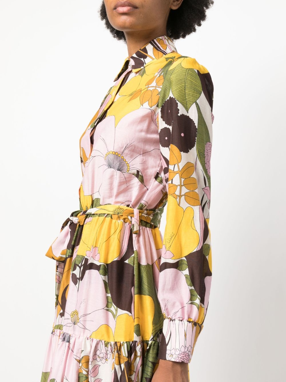 Bellini floral-print shirtdress - 5