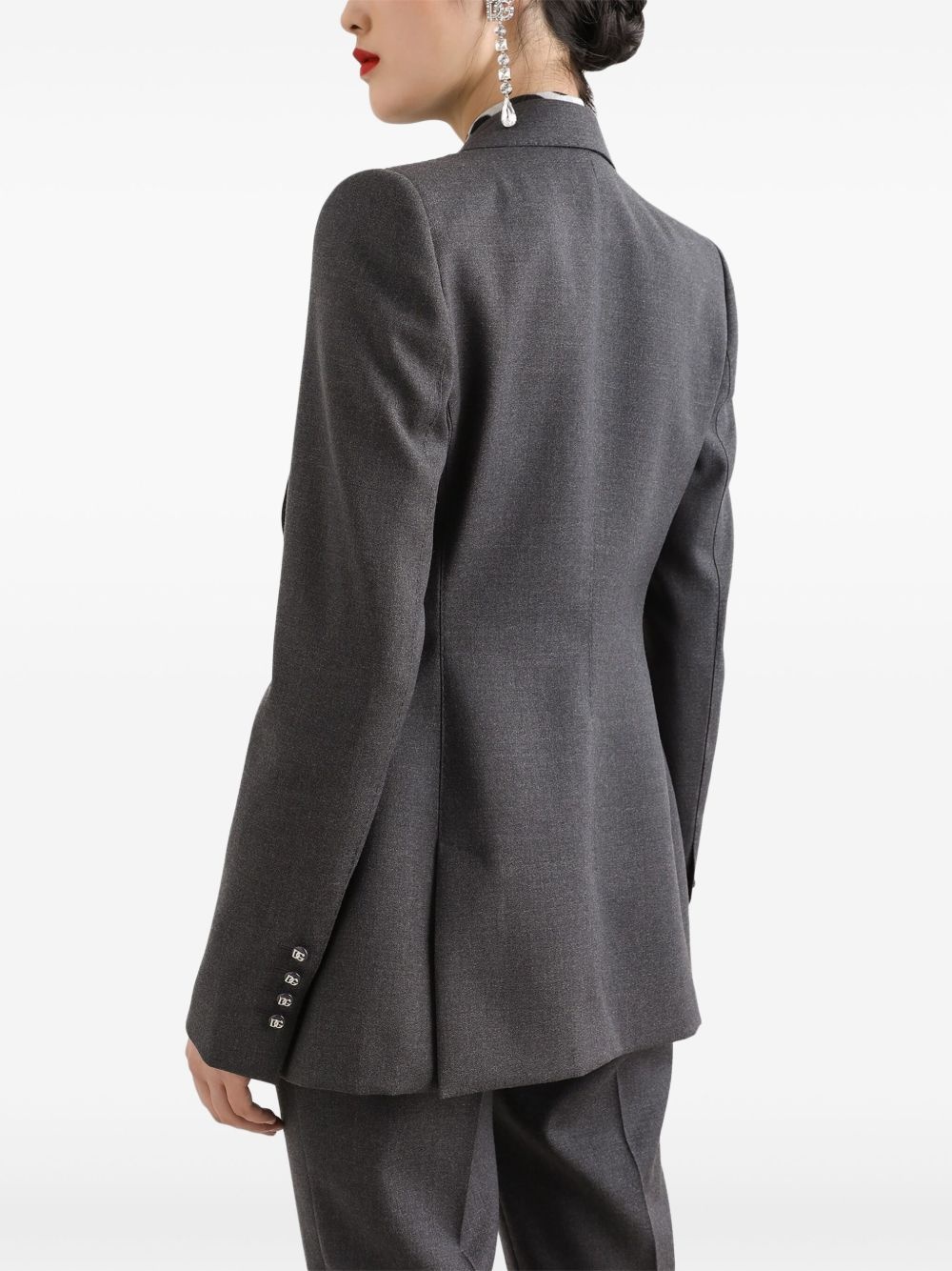 single-breasted blazer - 5