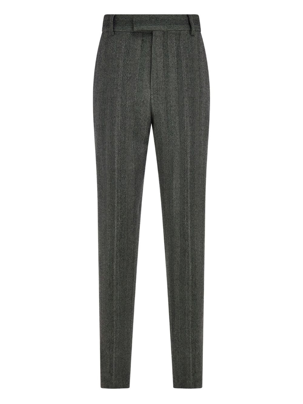 herringbone trousers - 1