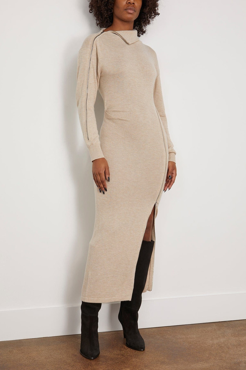 Gemmy Dress in Beige 3
