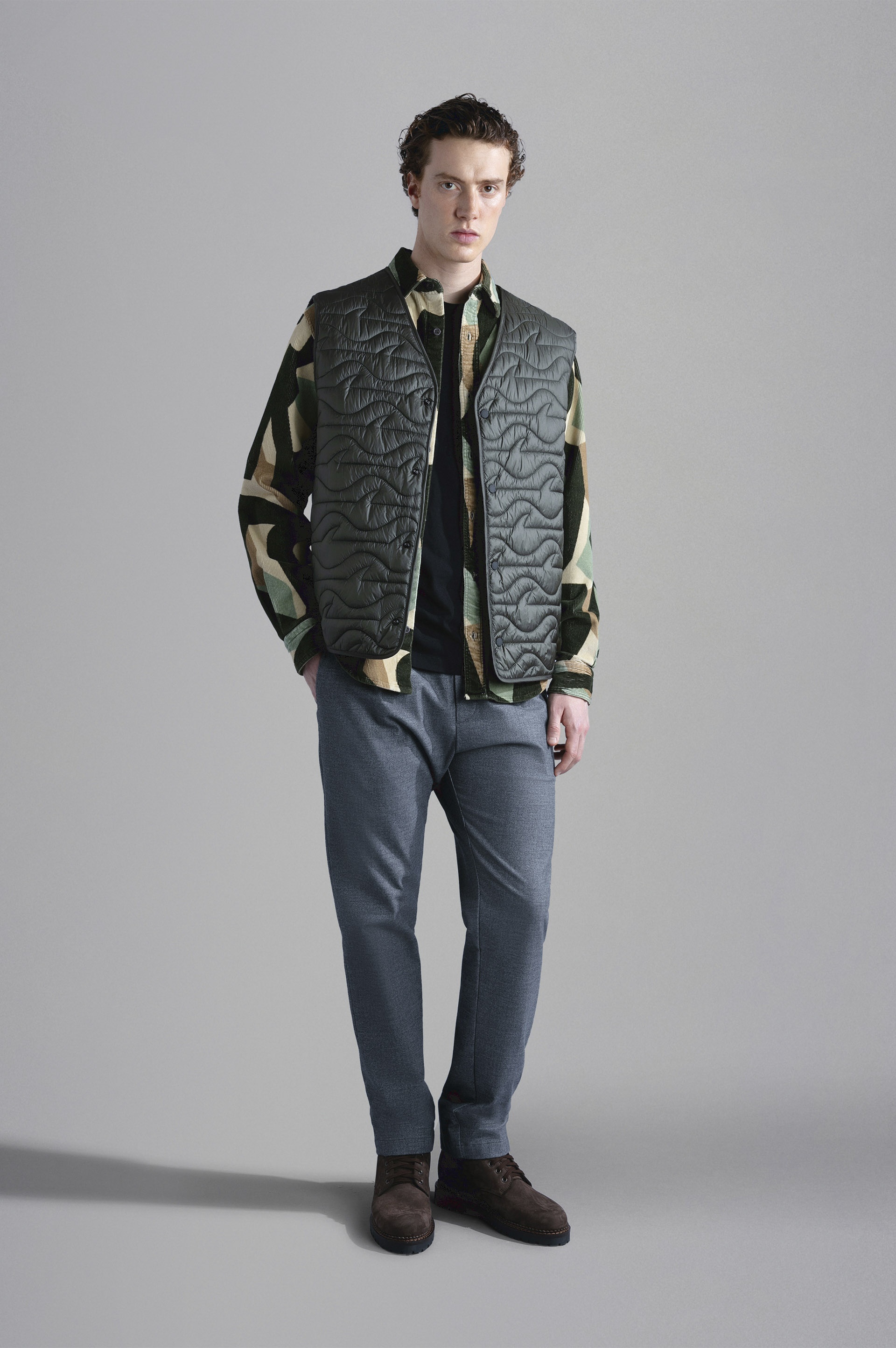 SHARKDAZZLE GARMENT DYED OVERSHIRT - 2