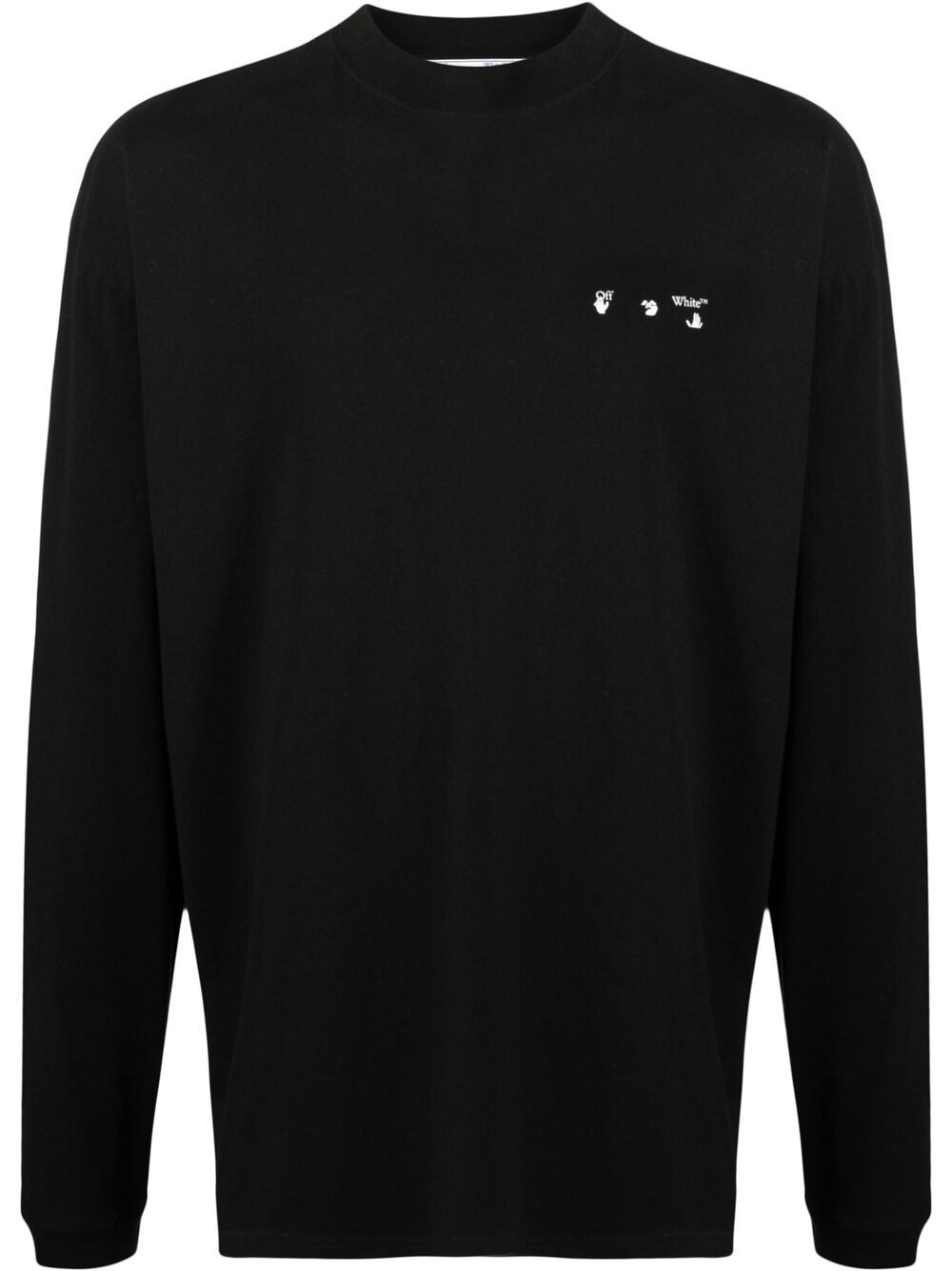 Arrows-motif logo-print sweatshirt - 1