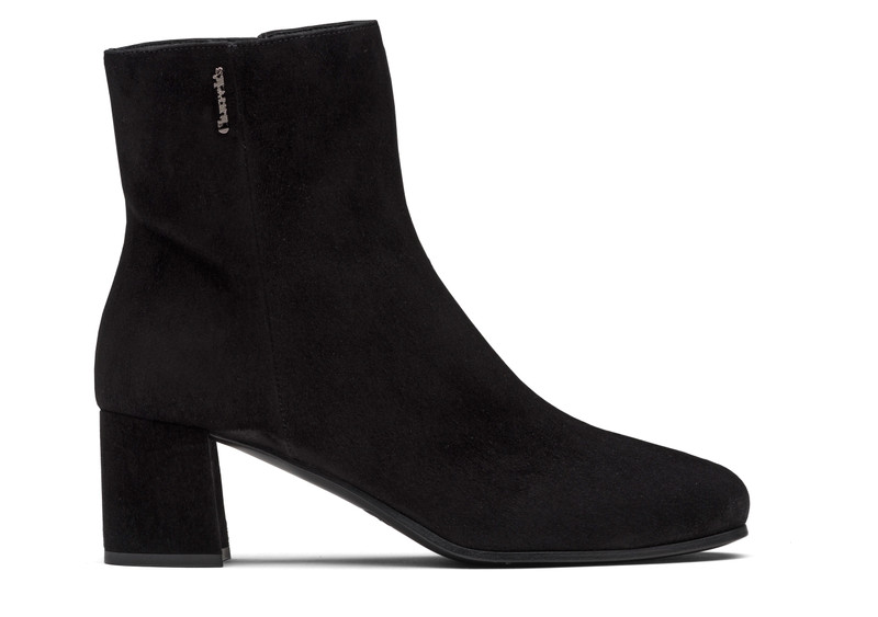 Ellie 55
Suede Heeled Boot Black 1