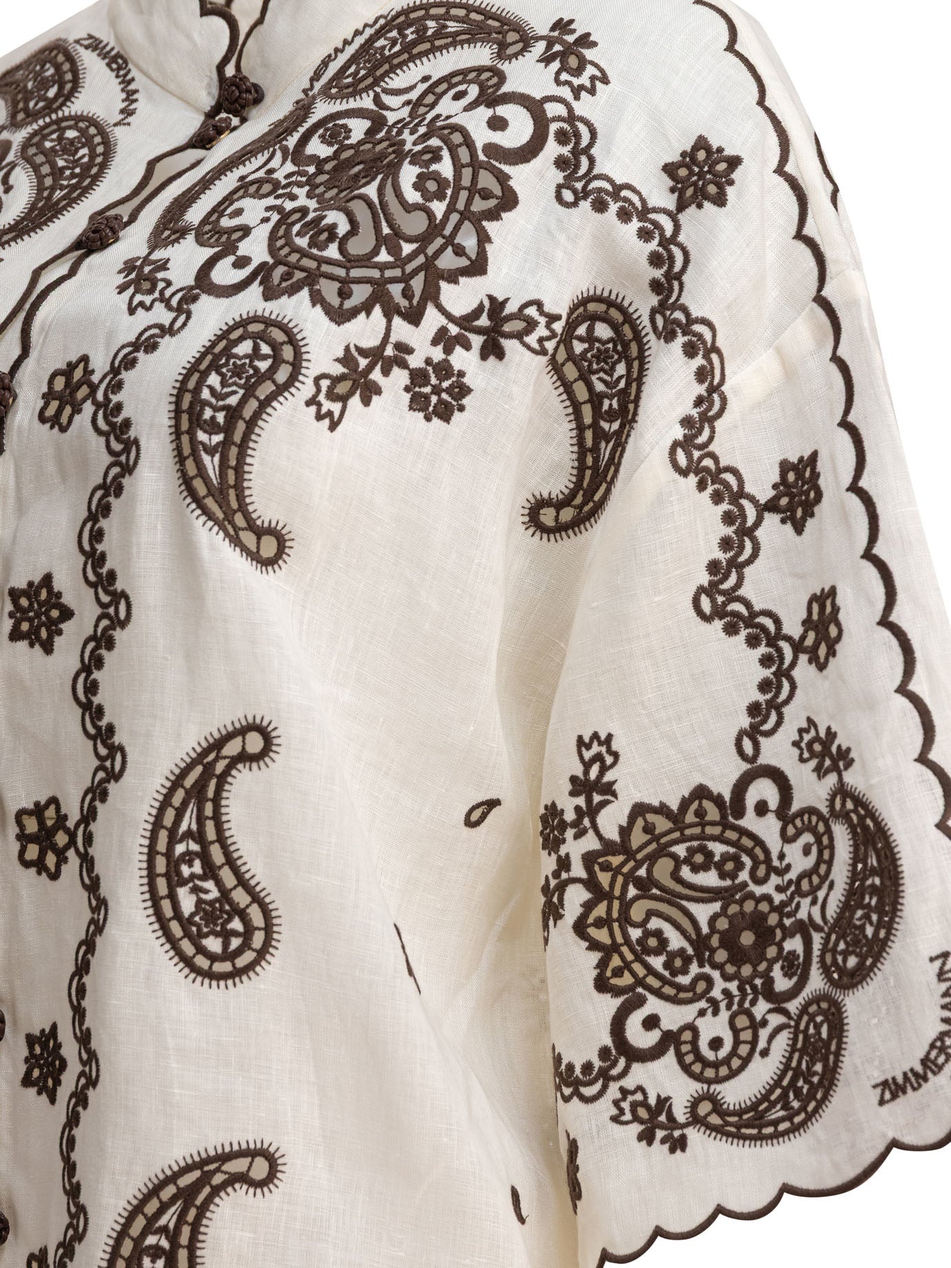 Zimmermann Ascension Embroidered Shirt - 4