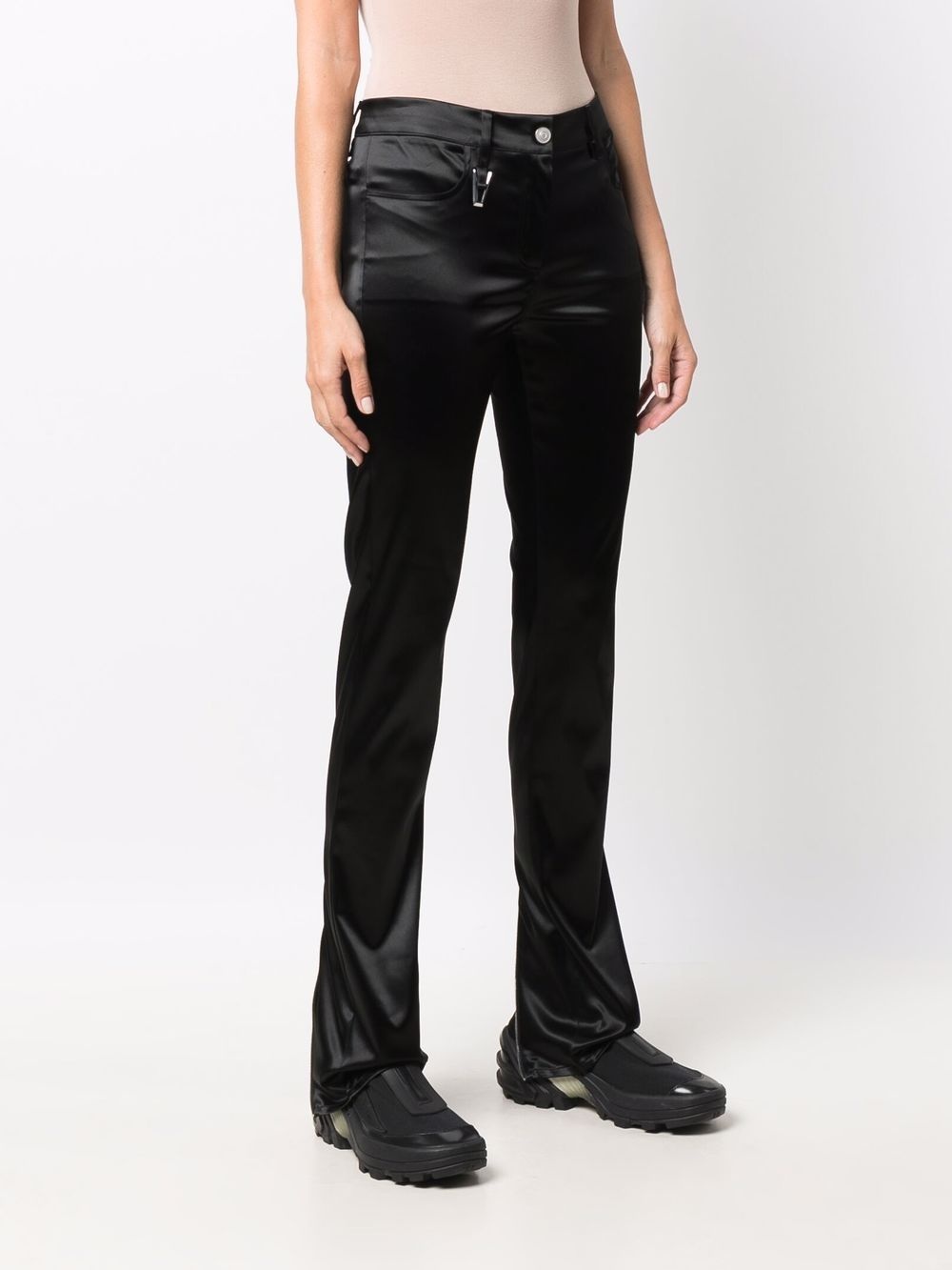 high-rise fitted trousers - 4