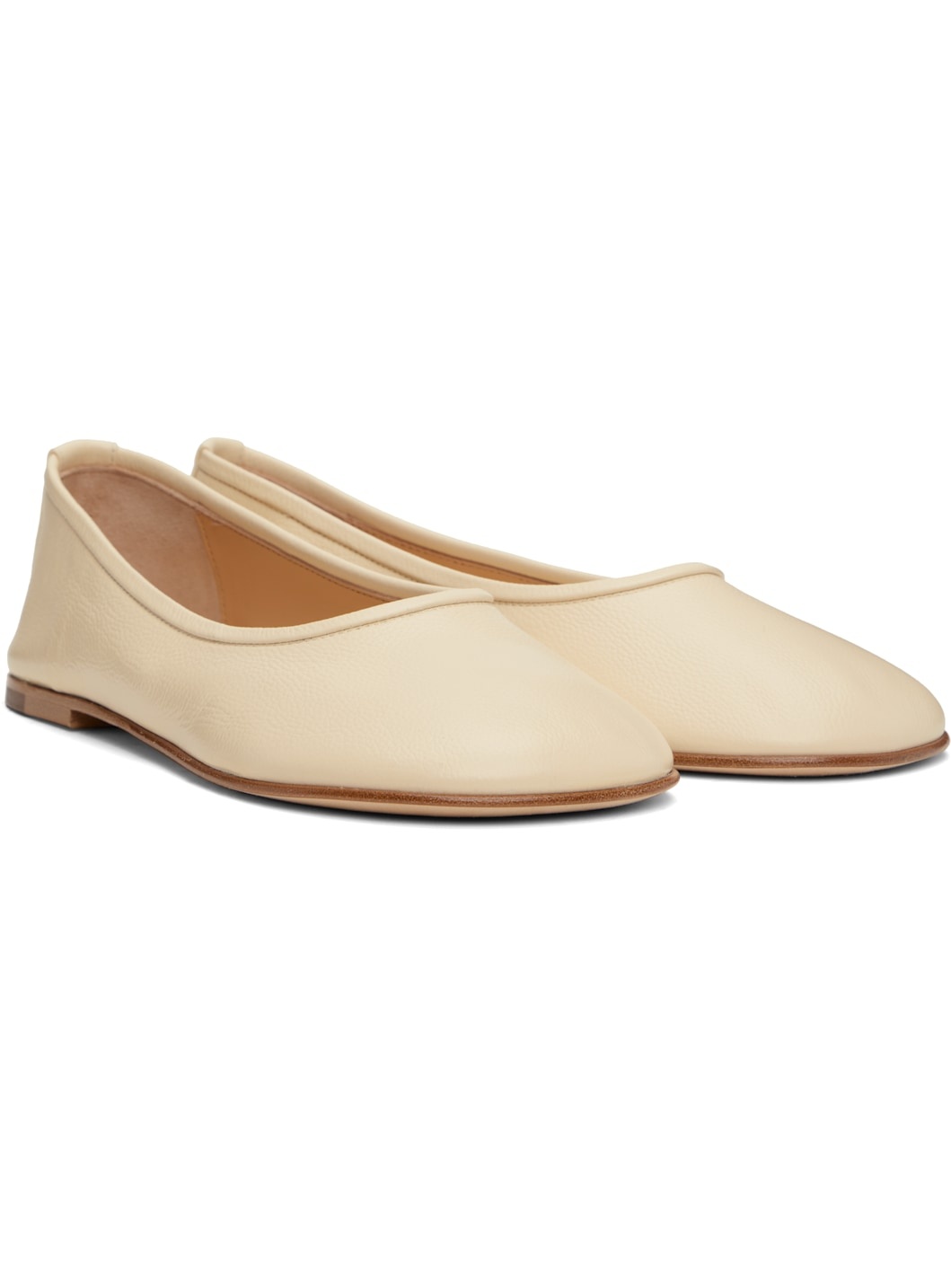 Beige Rina Ballerina Flats - 4