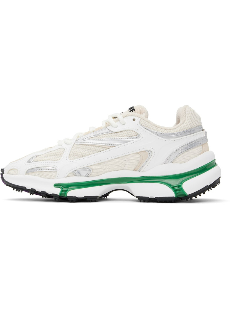 Beige & White L003 2K24 Sneakers 3