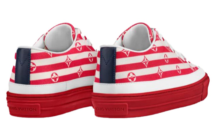 (WMNS) LOUIS VUITTON Stellar Sneakers 'White Red' 1A7U4R - 4
